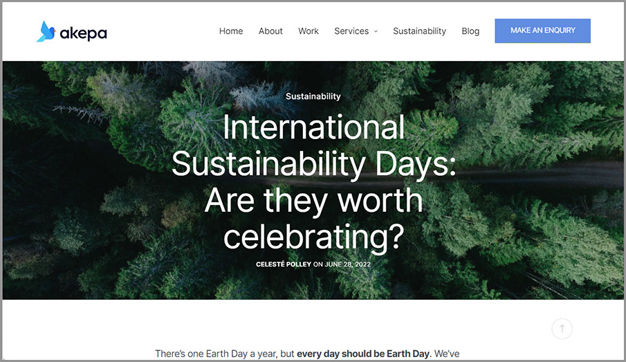 Are international sustainability days worth it?