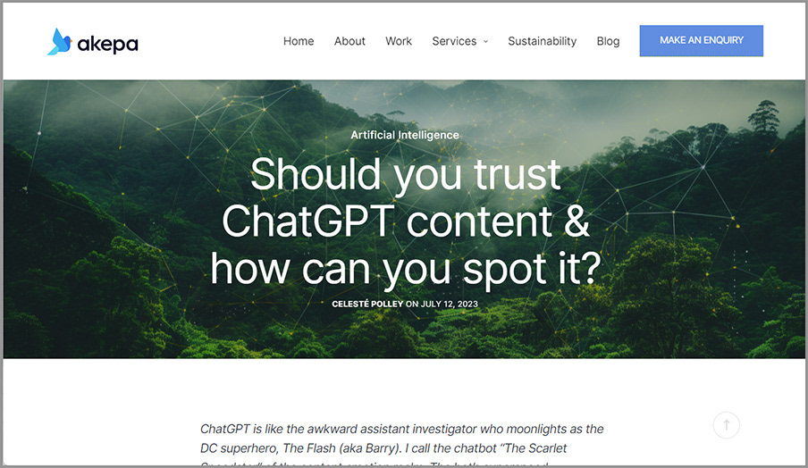 How to spot ChatGPT content?