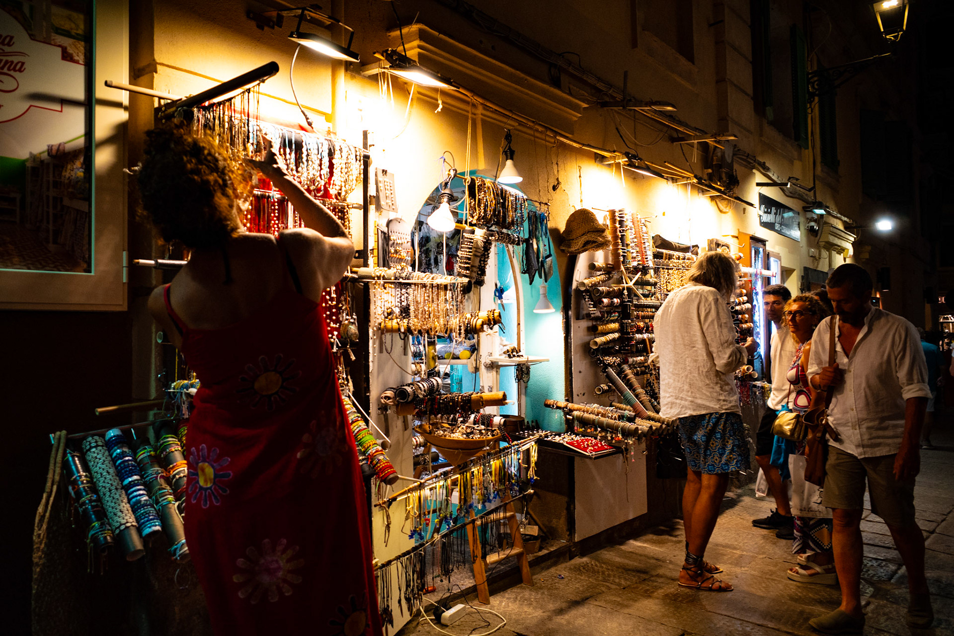 Necklaces of light and summer voices