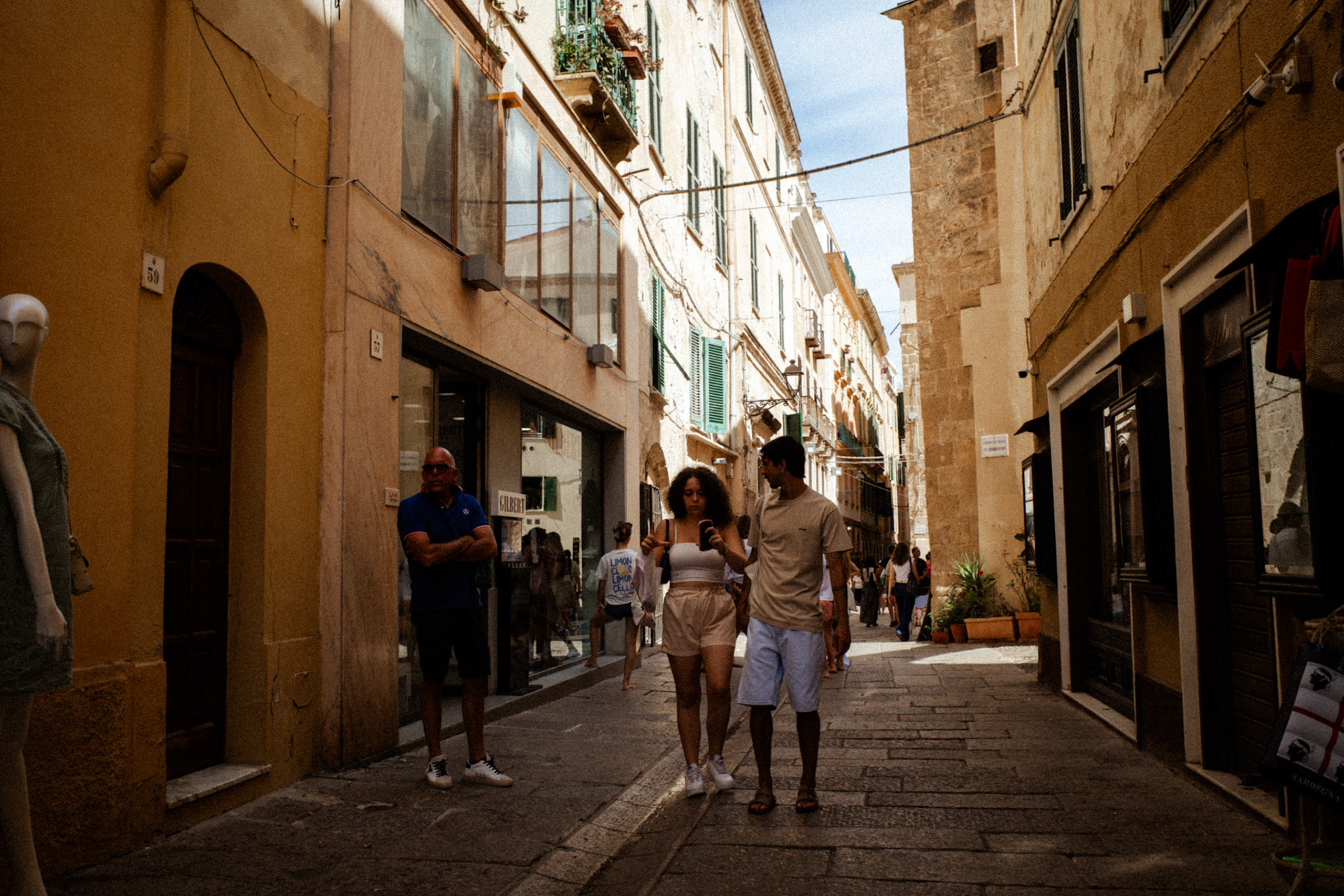 Streets carved in sunlight