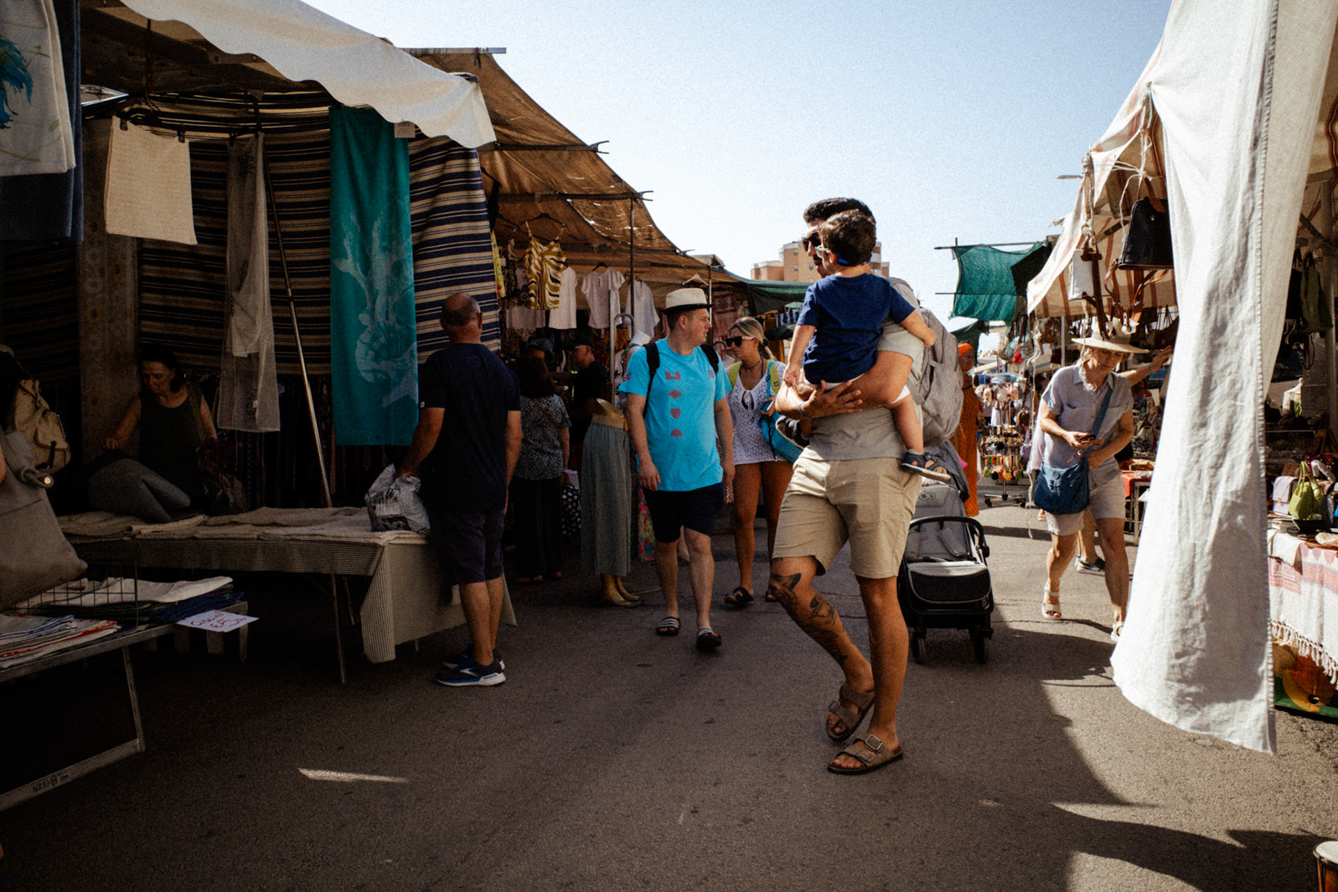 In the heart of the crowd