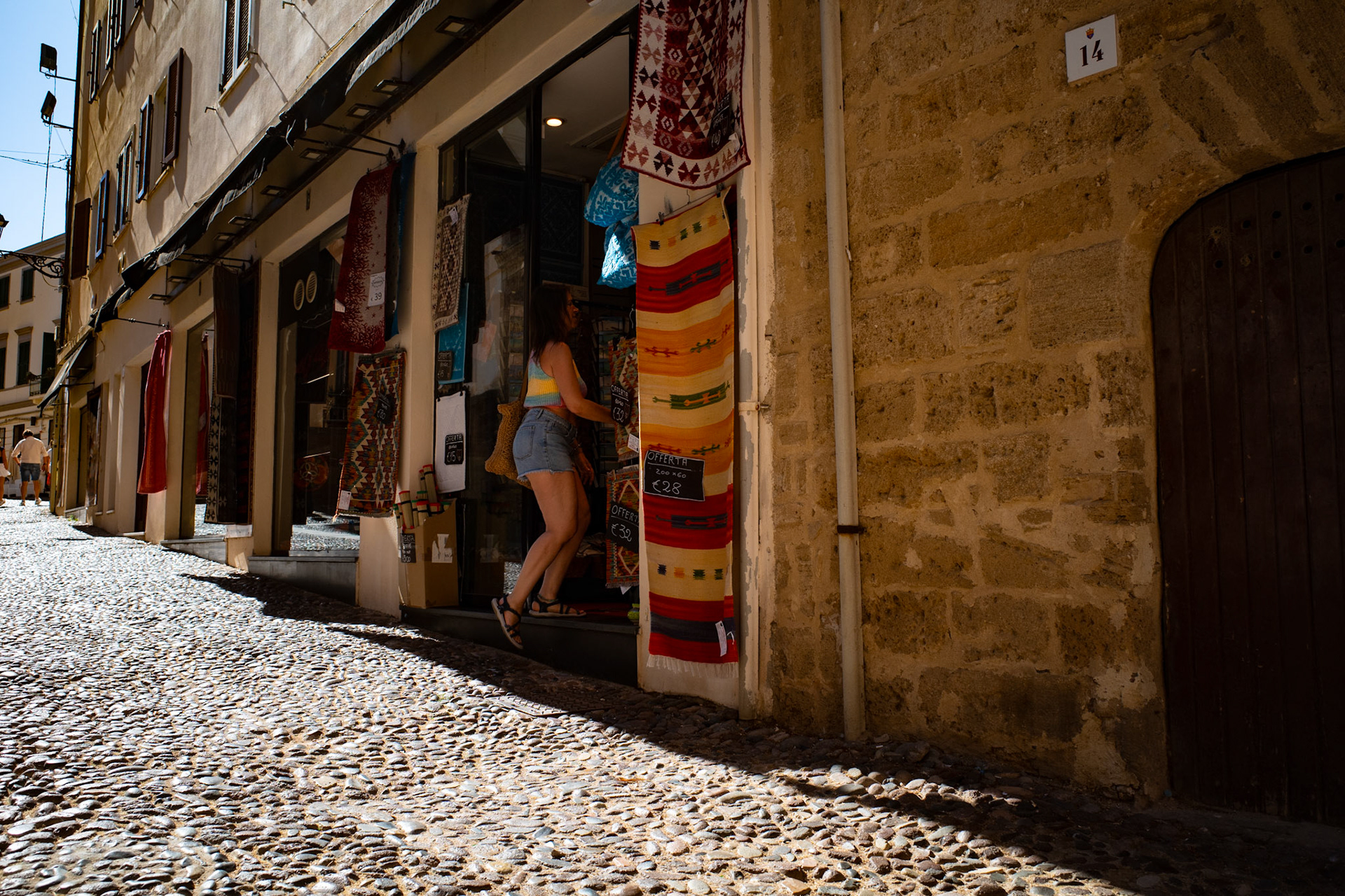Colors hanging in the afternoon