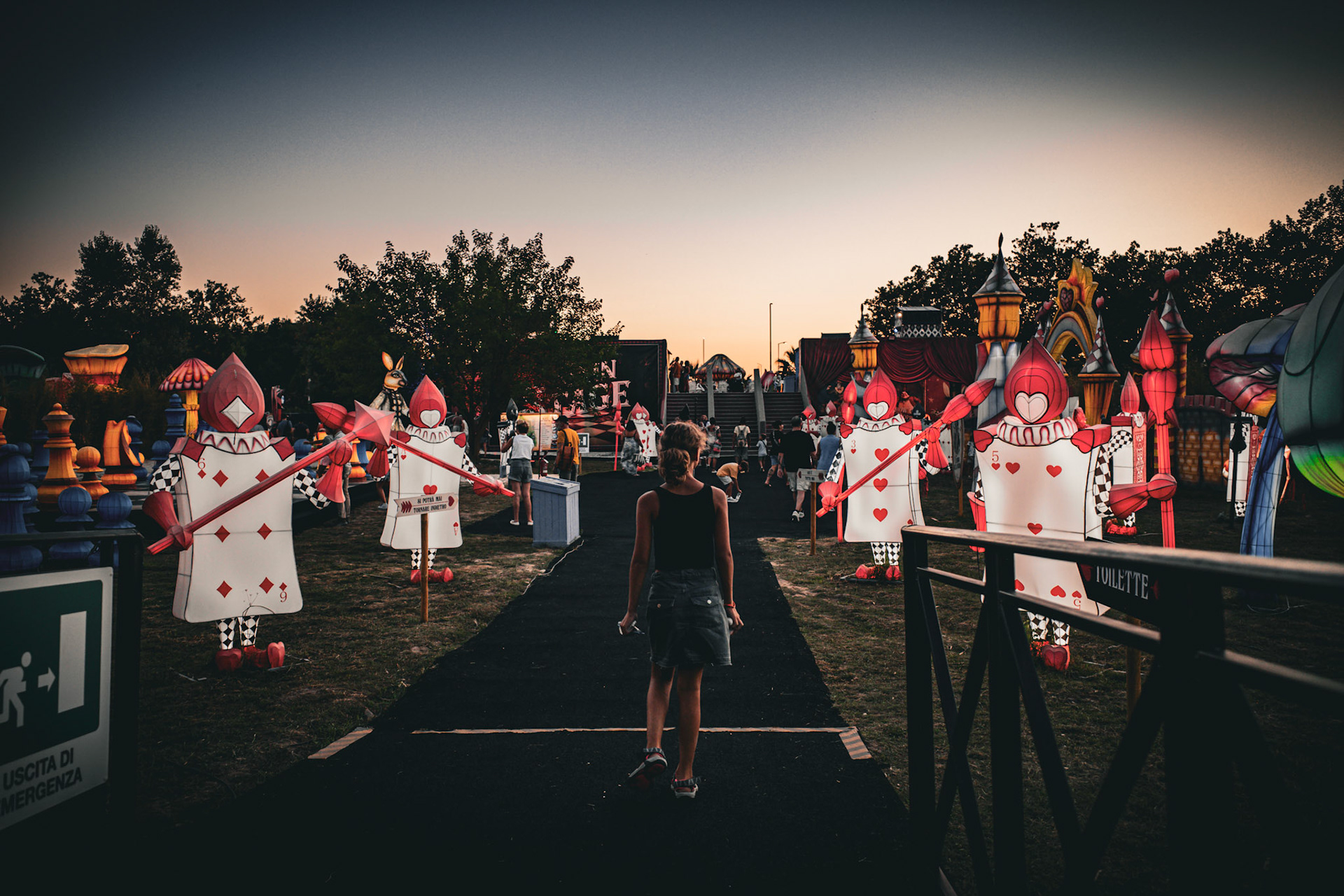 Through the guards of twilight