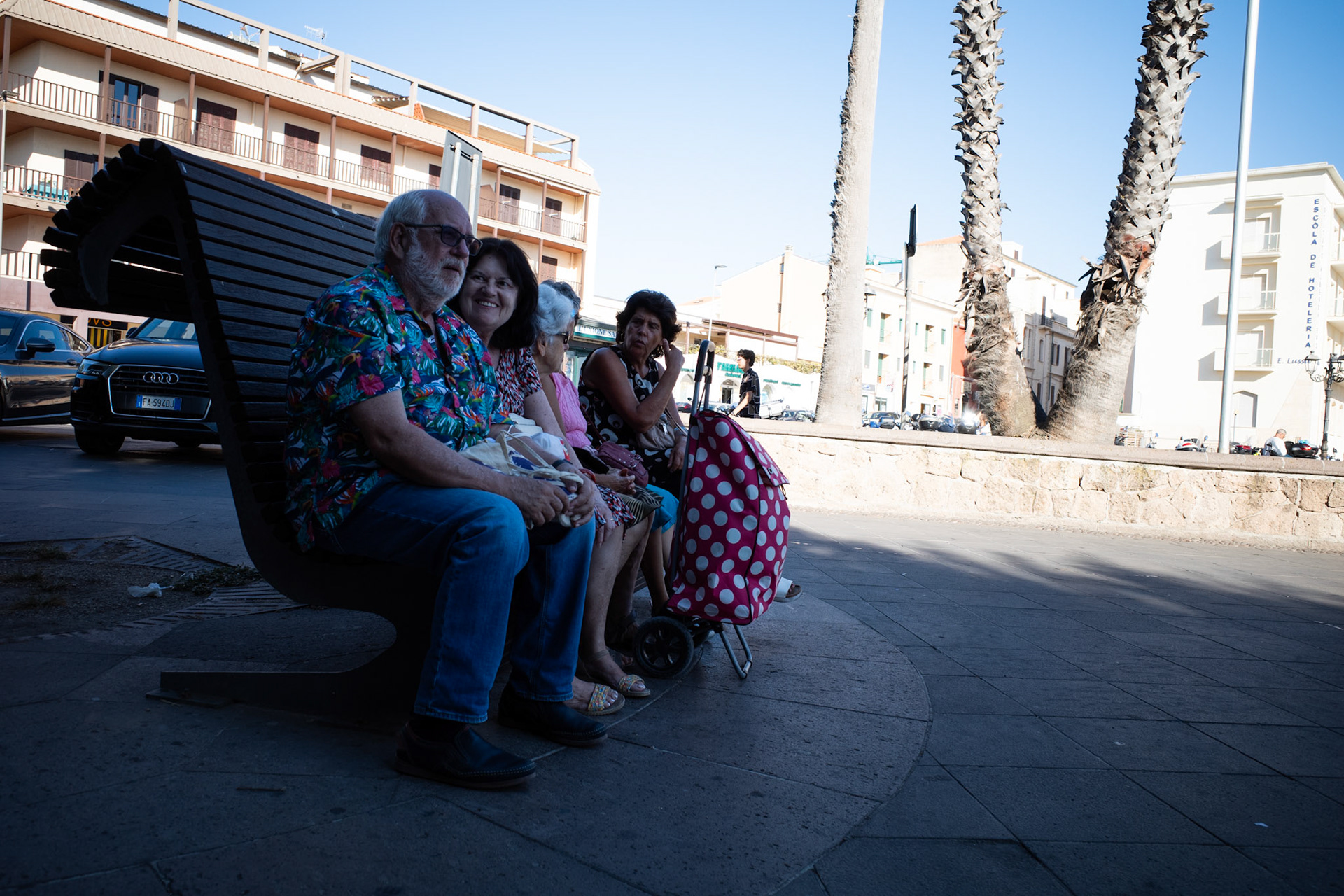 Waiting with laughter