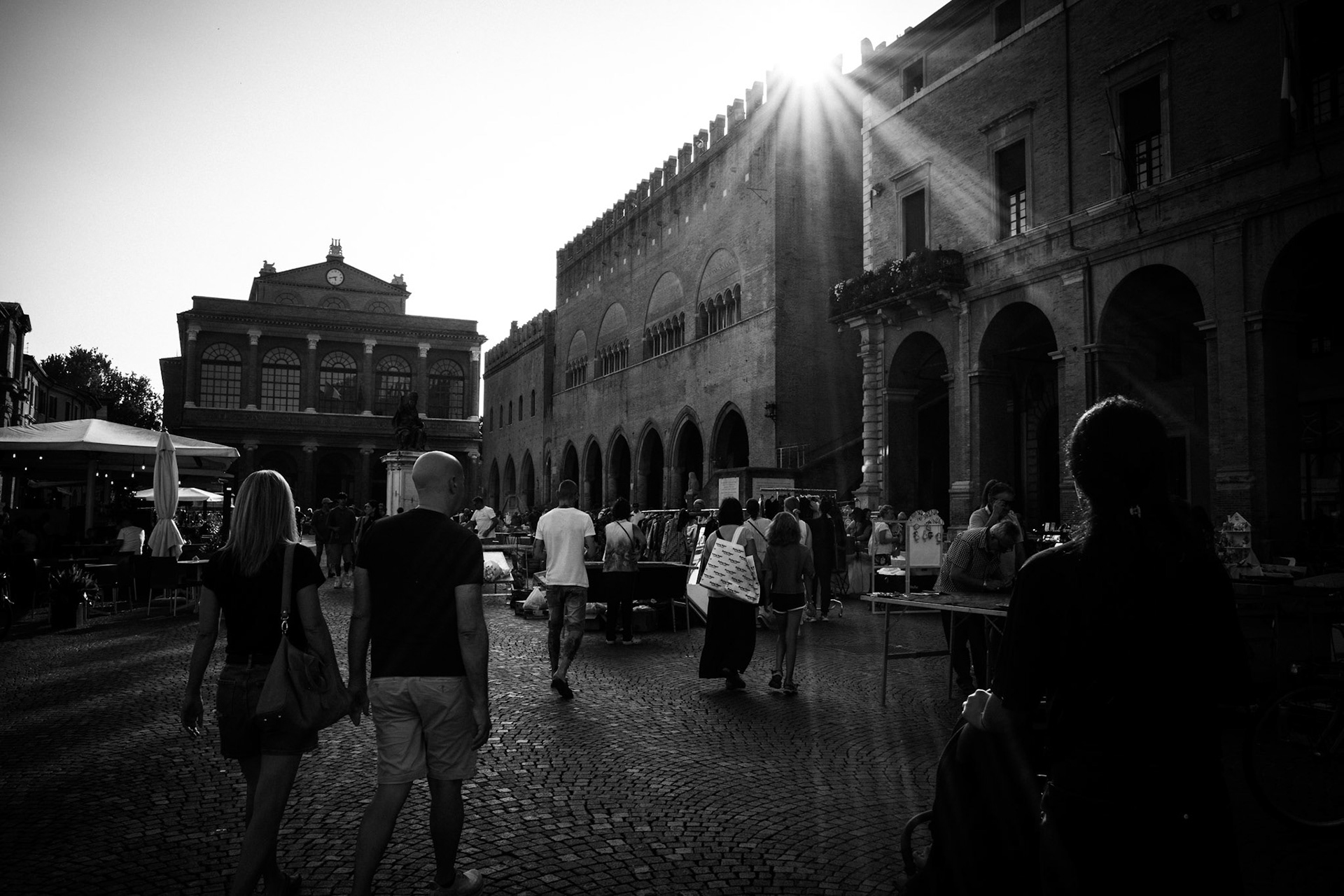 The sun walks with us