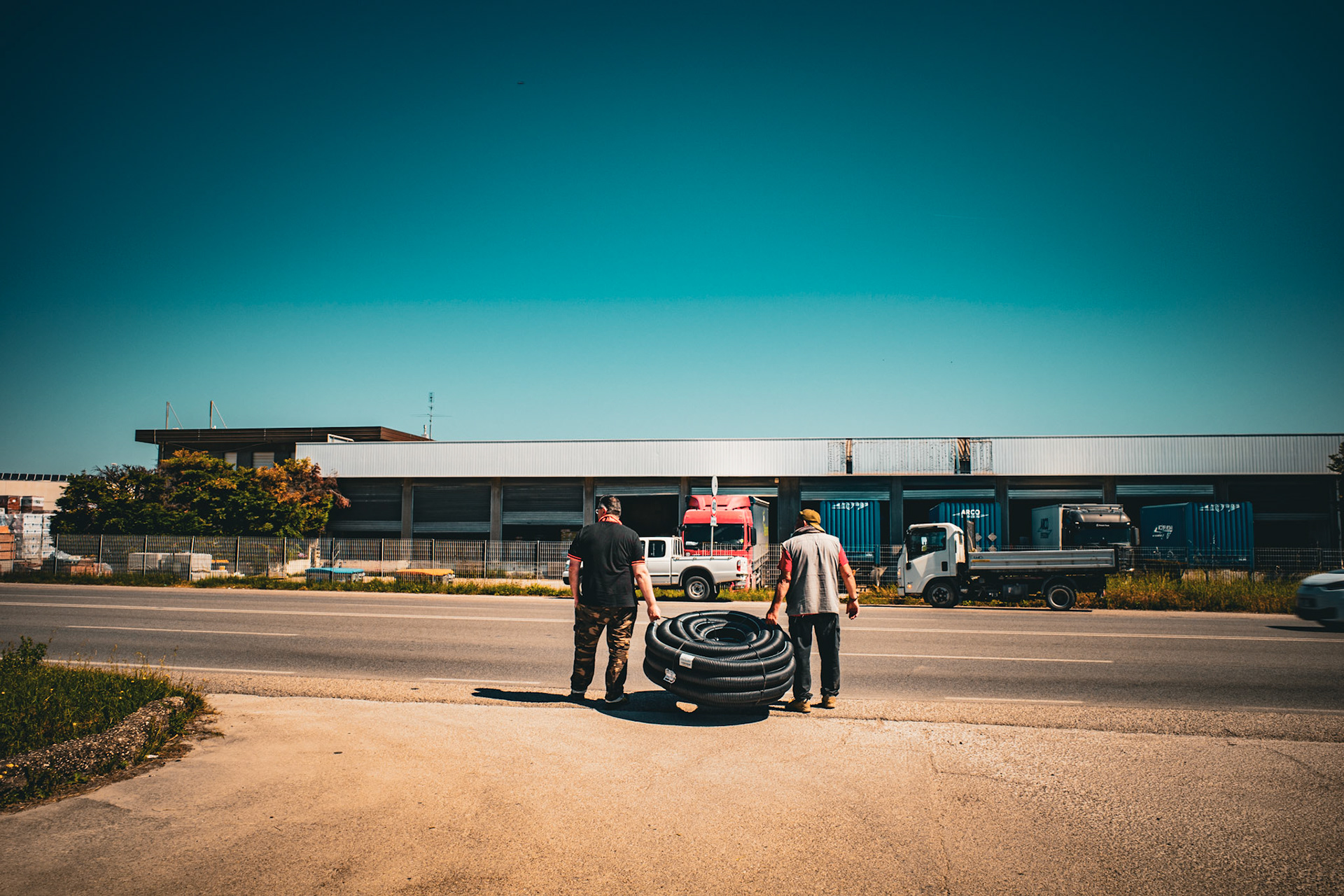 Shared weight beneath the sun