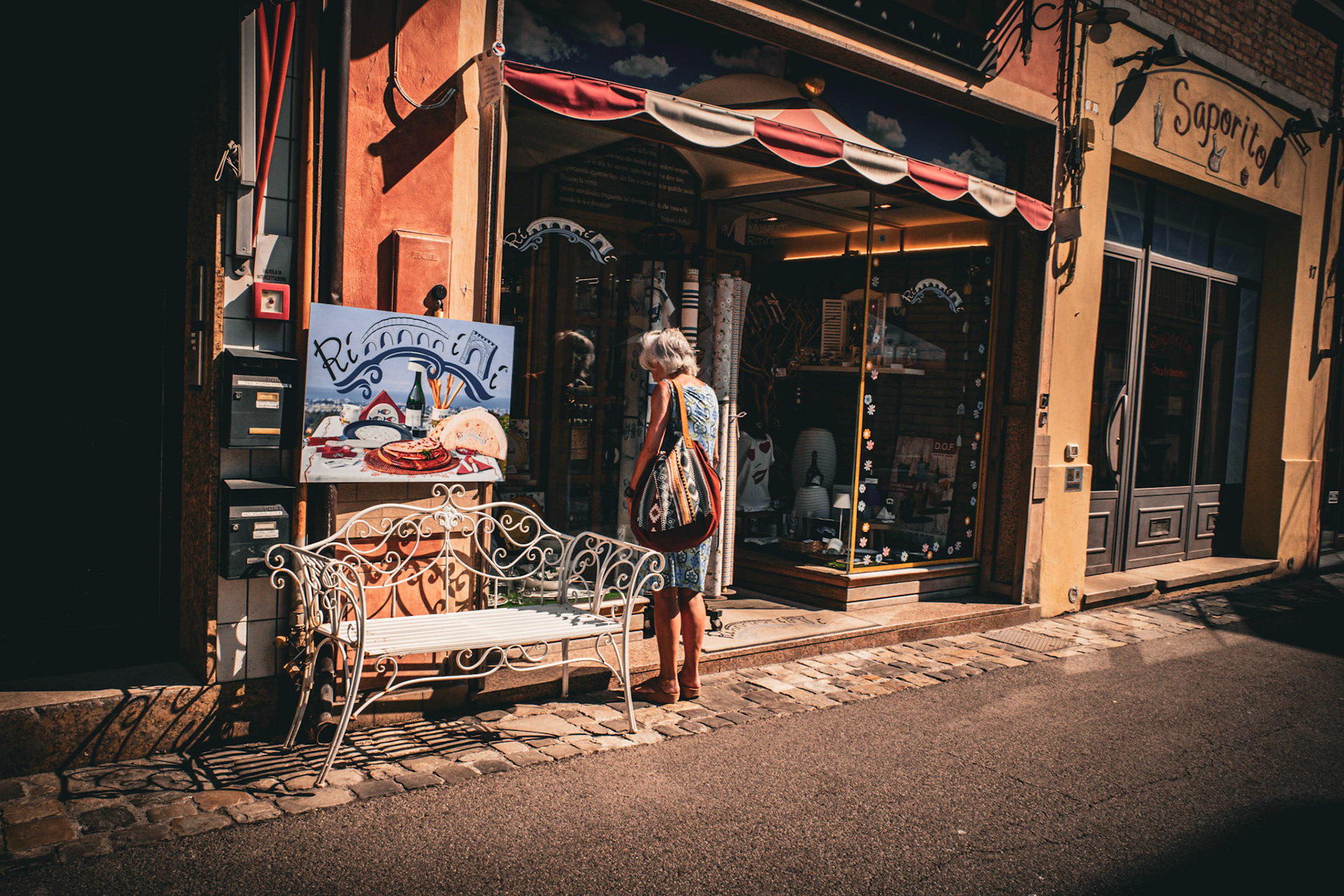 Whispers of Summer on an old bench