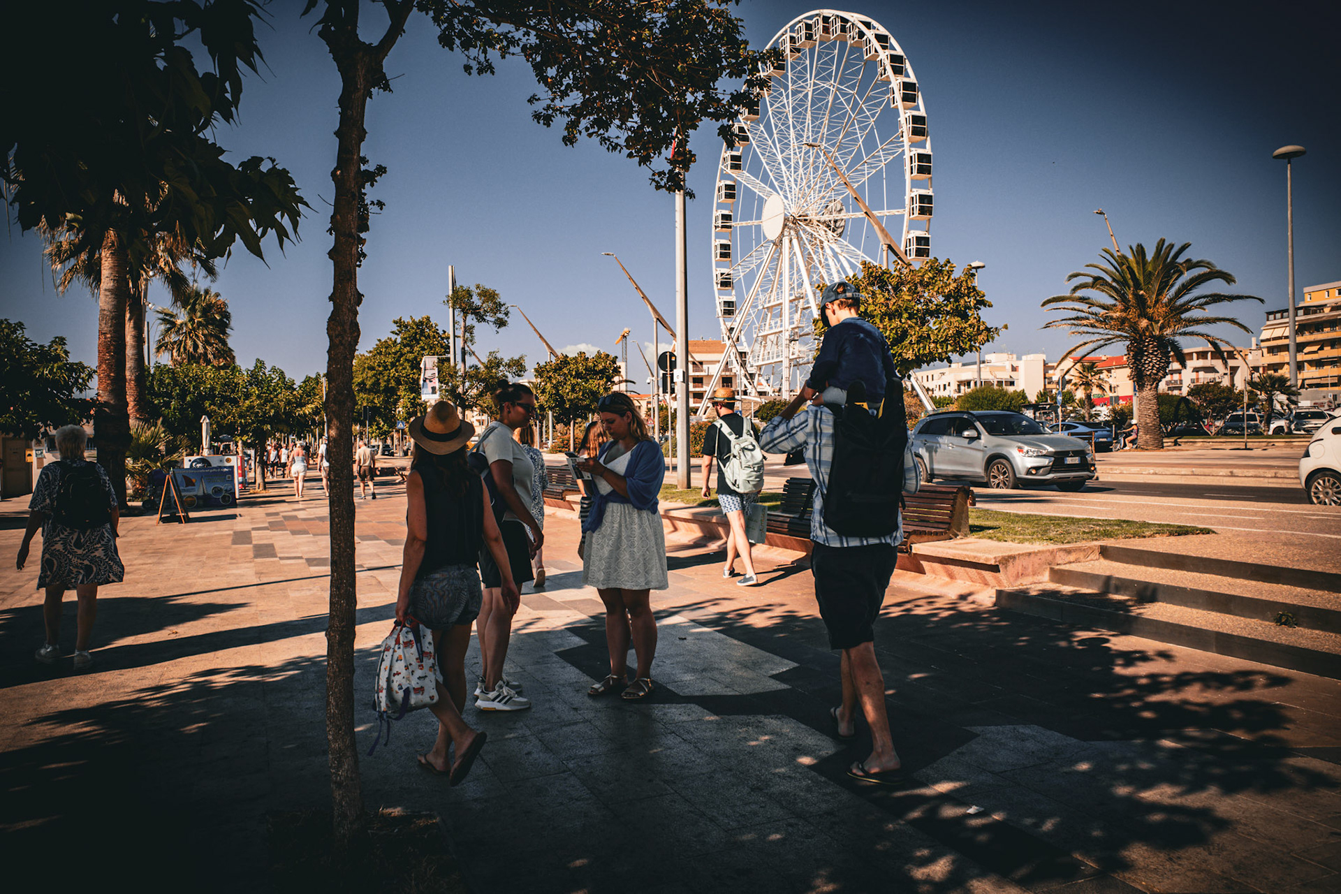 Beneath the silent wheel