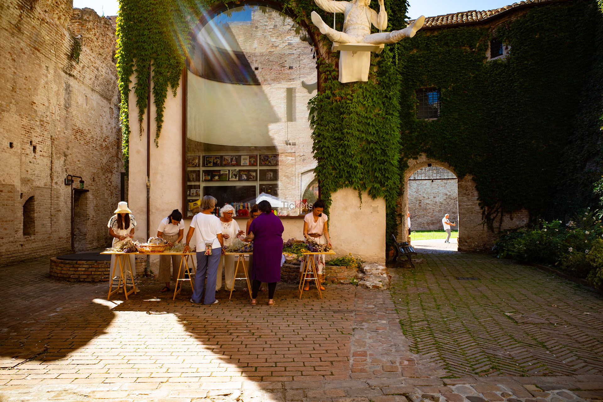 Light over the gatherers