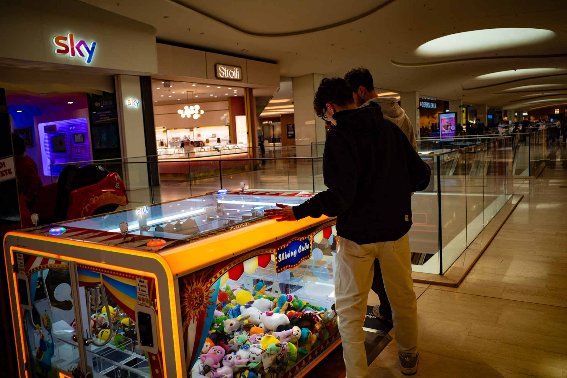 Hands on the glass, eyes on the dream