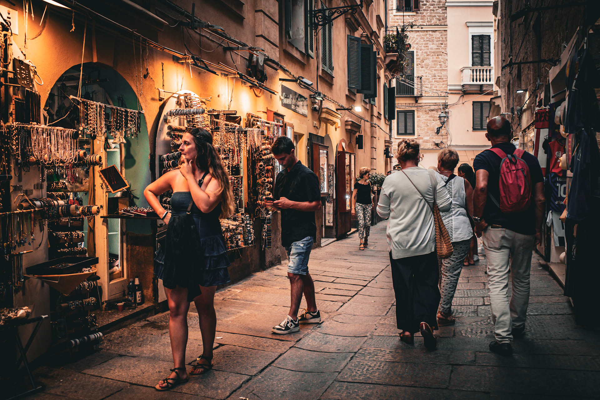 Streets shimmering with unanswered choices