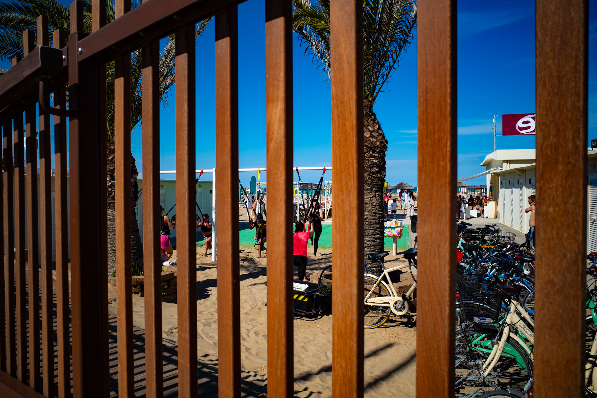 Beyond the bars, the lightness