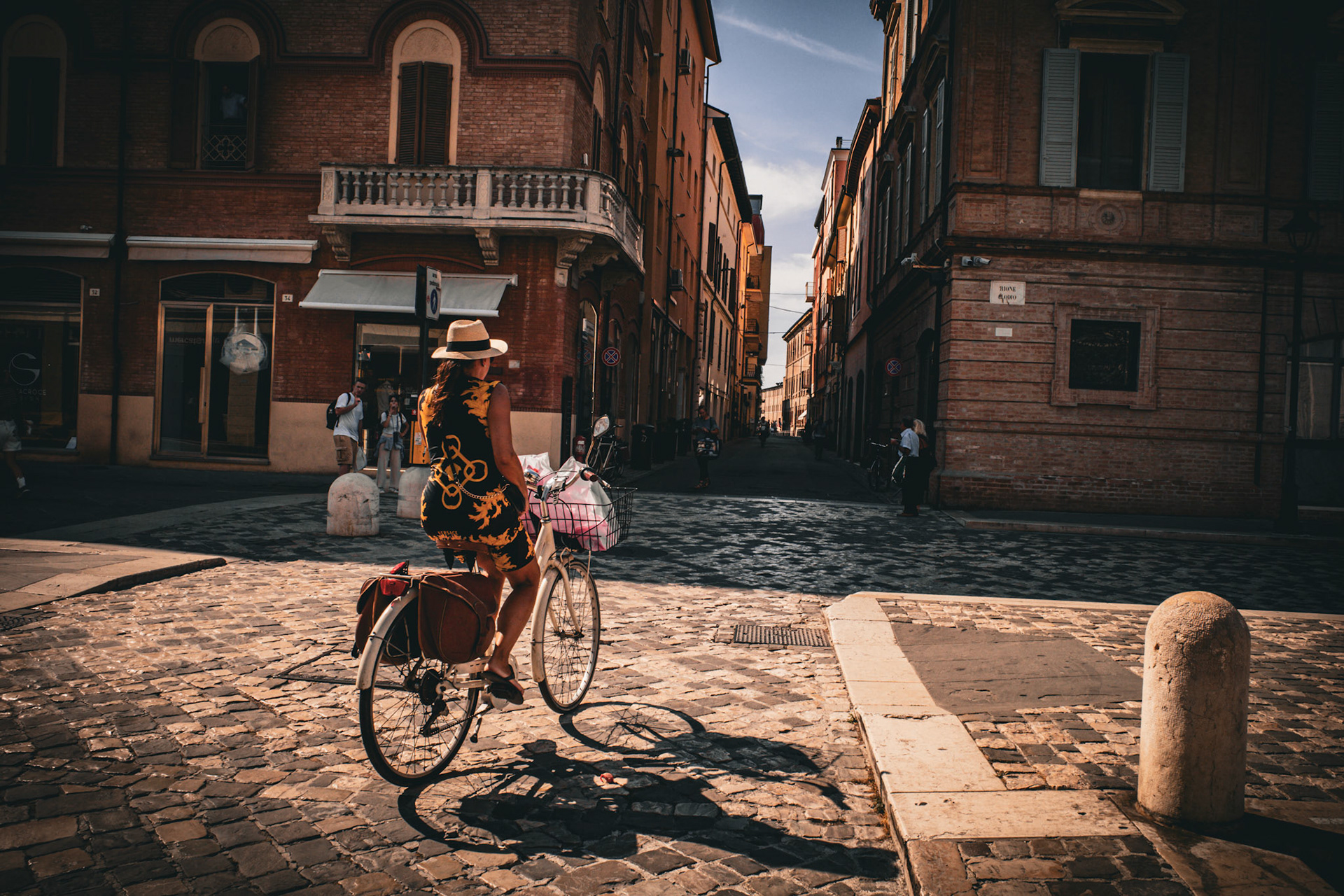 She rode through the golden hour