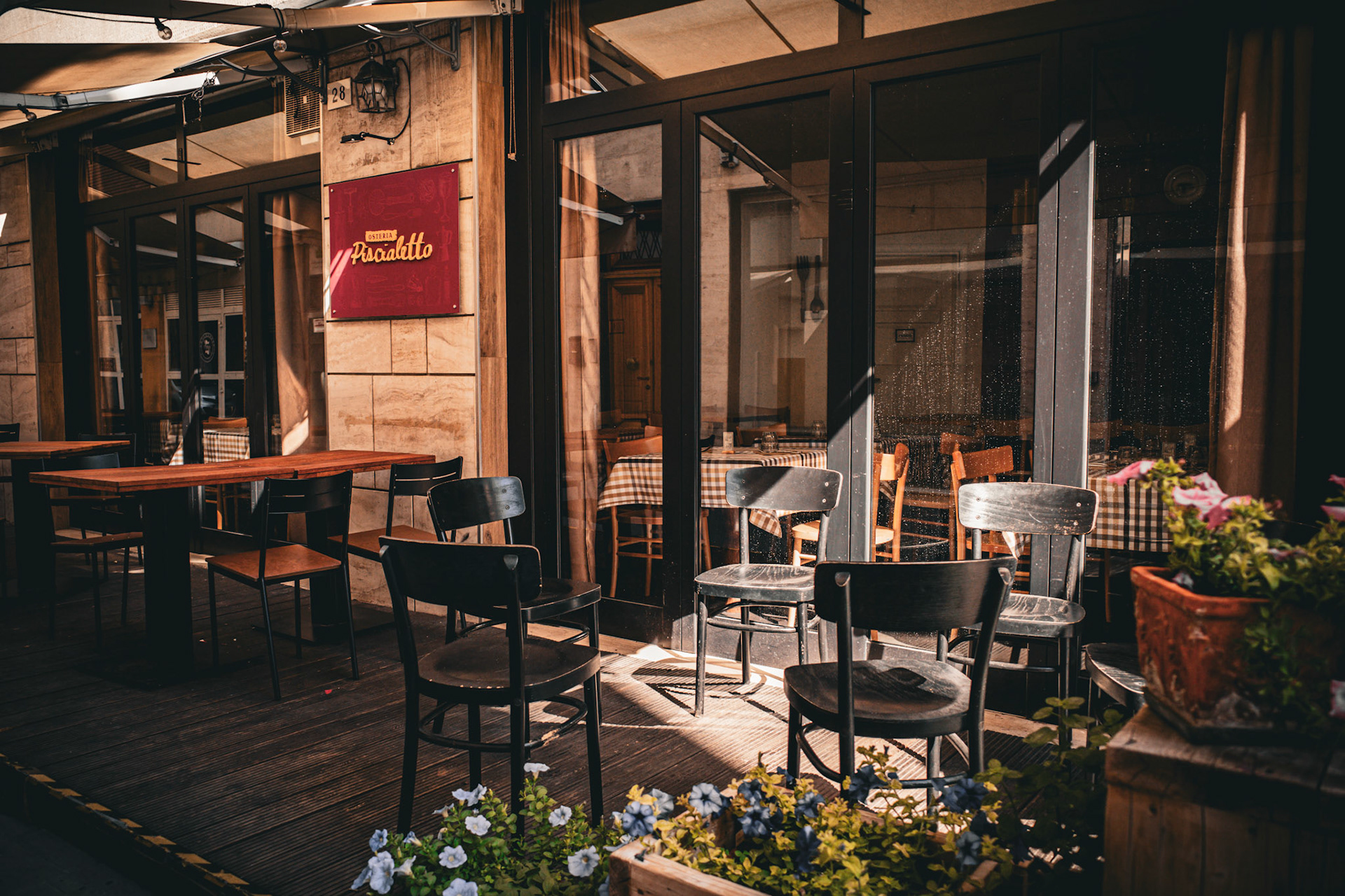 Chairs waiting for words