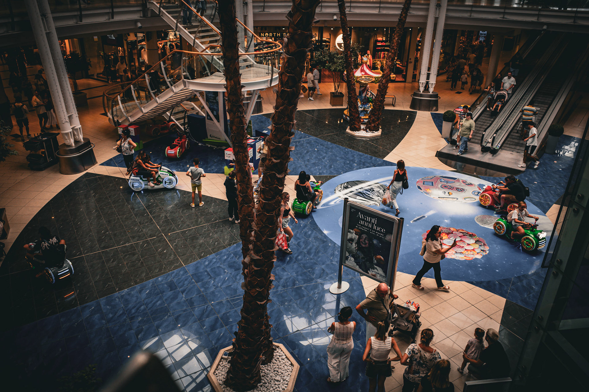 Galaxies under glass