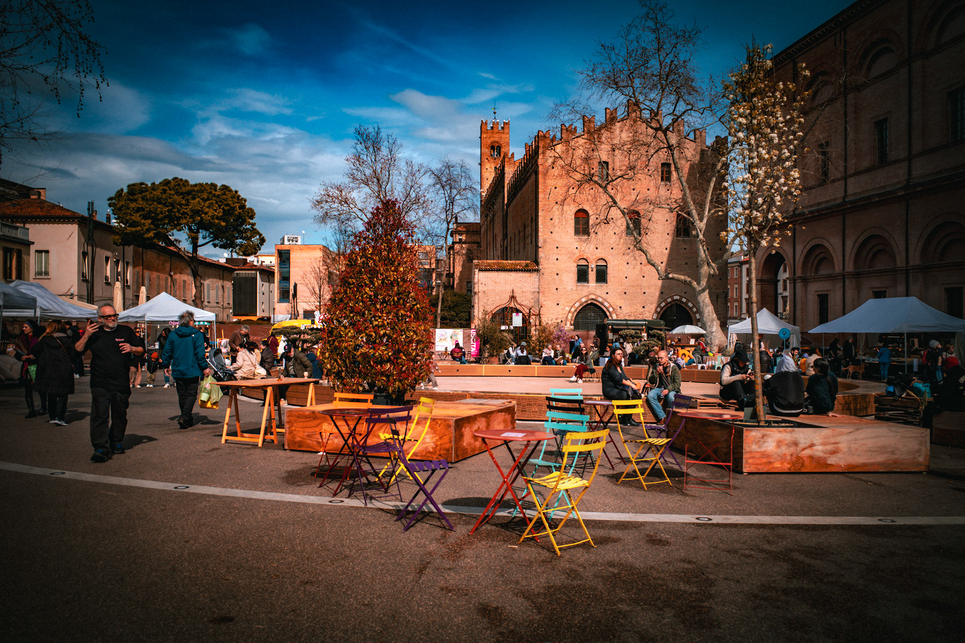 Square of Colorful Stories