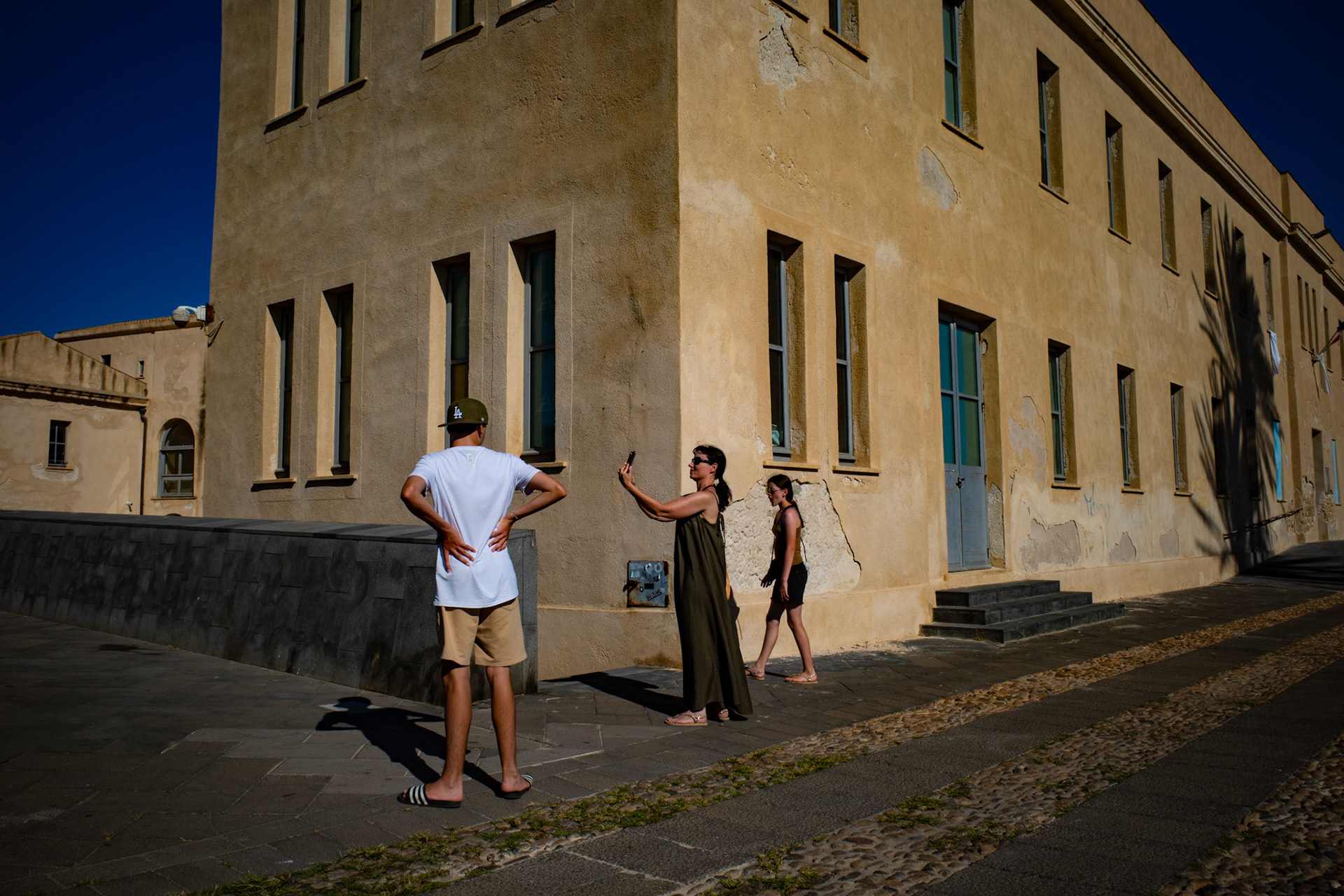 Shadows against the wall