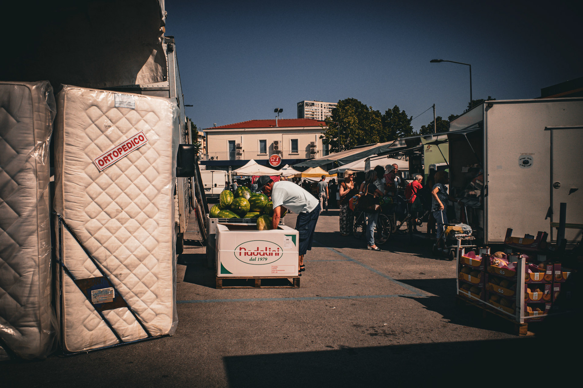 Where melons and mattresses meet