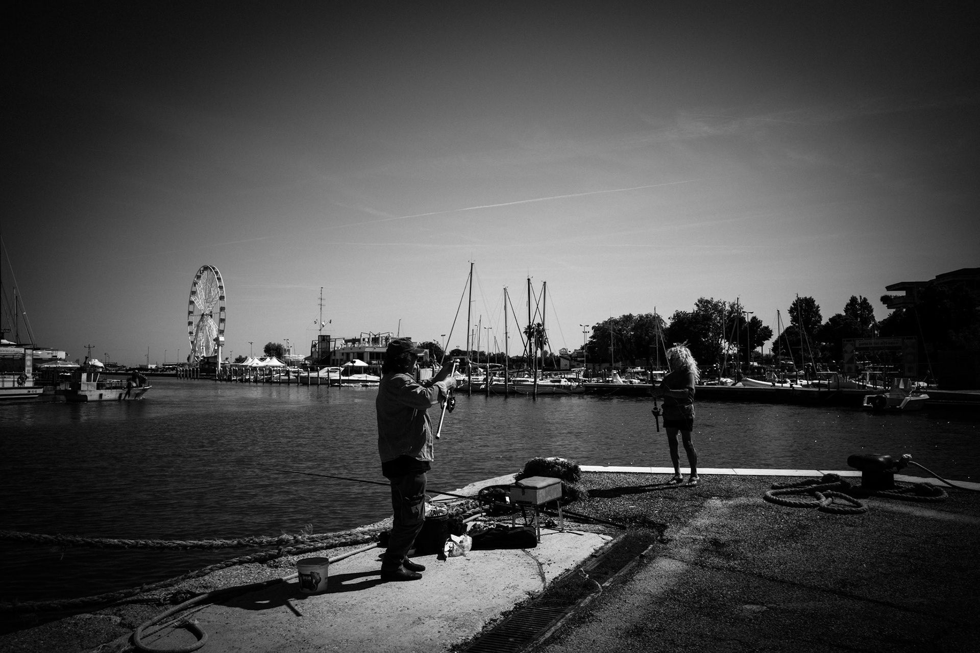 Fishing for stillness