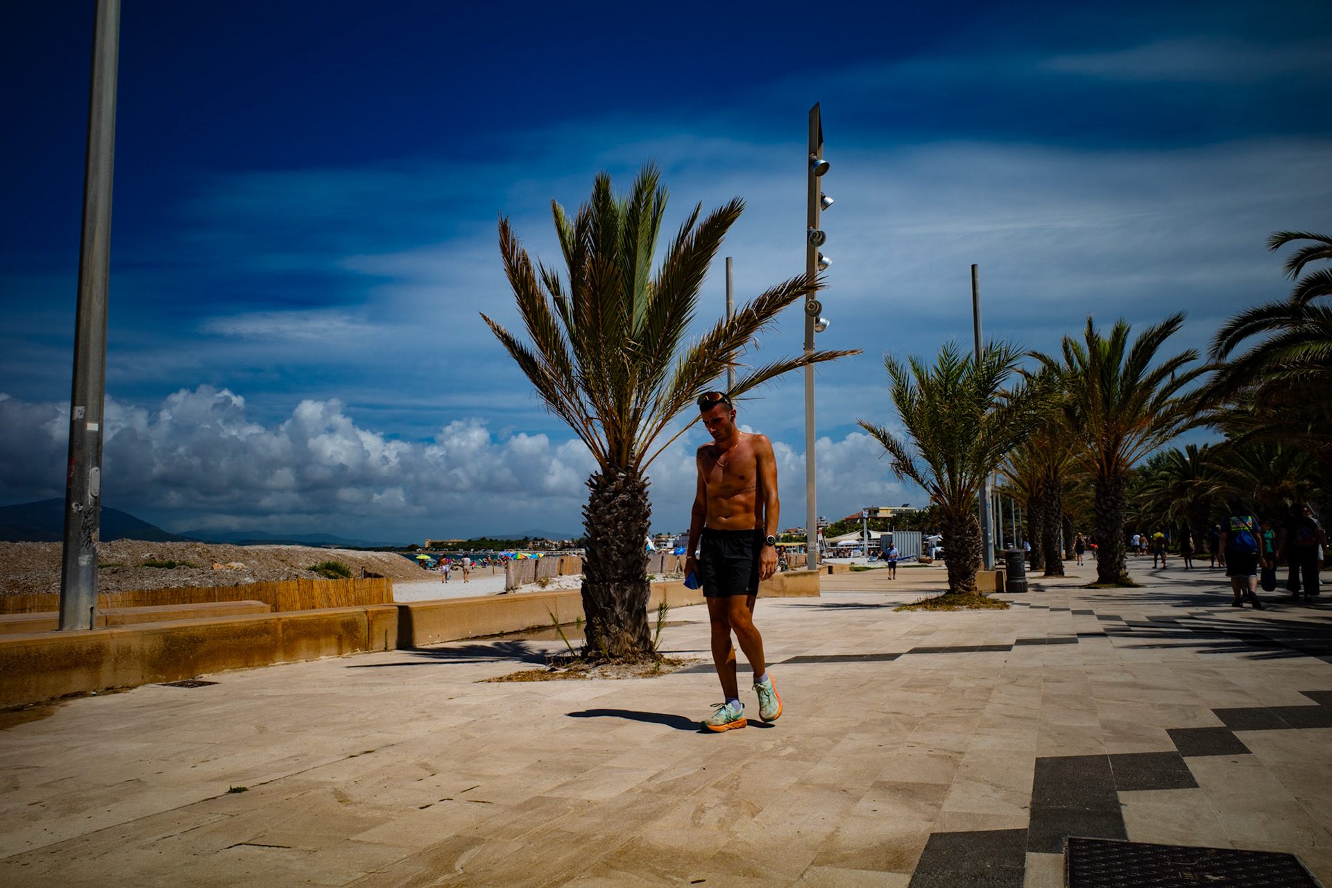 Beneath the weight of the summer sky