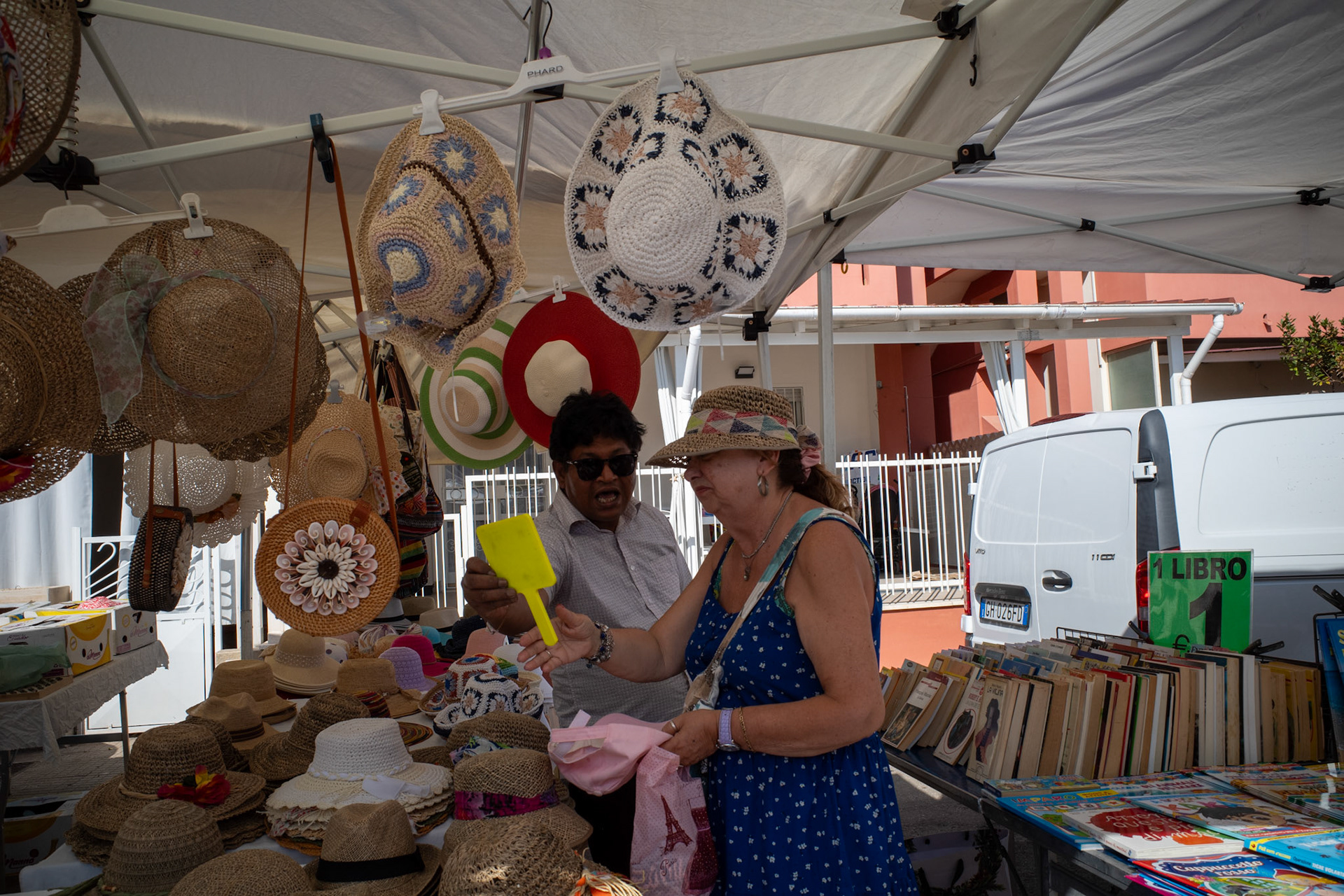 Hats, mirrors, and a slice of summer