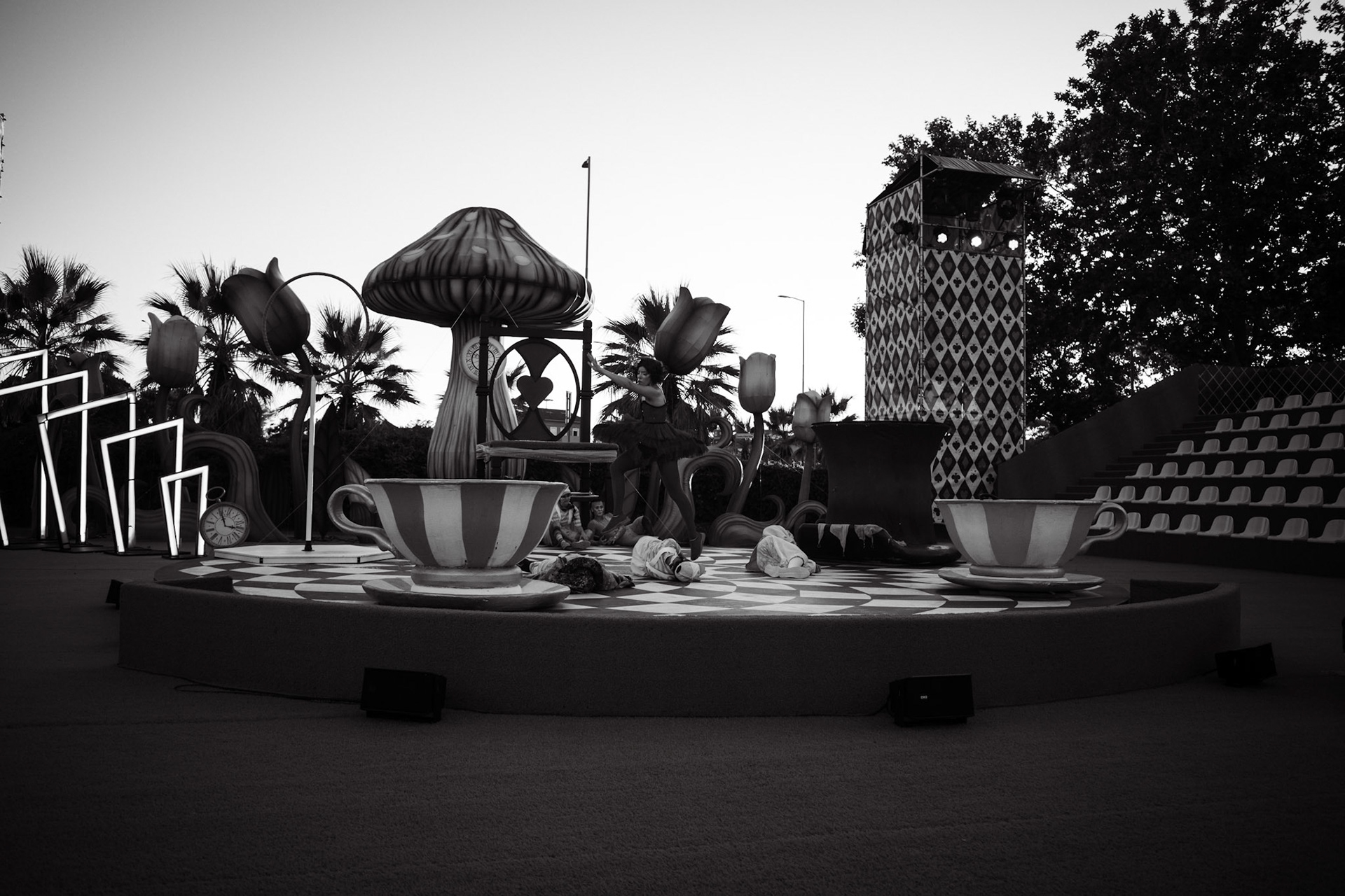 Tea party in the twilight