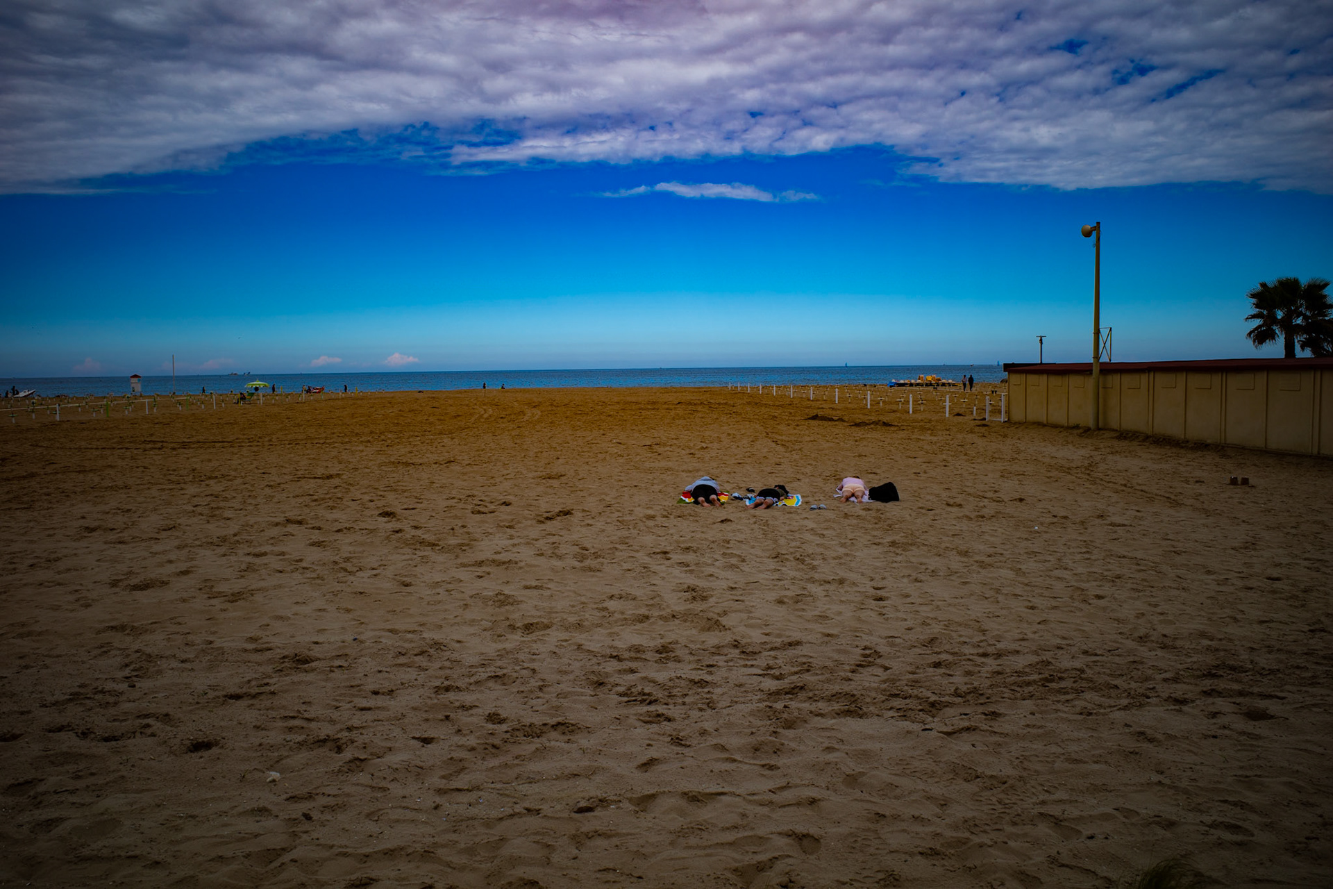 Three dreams on the sand