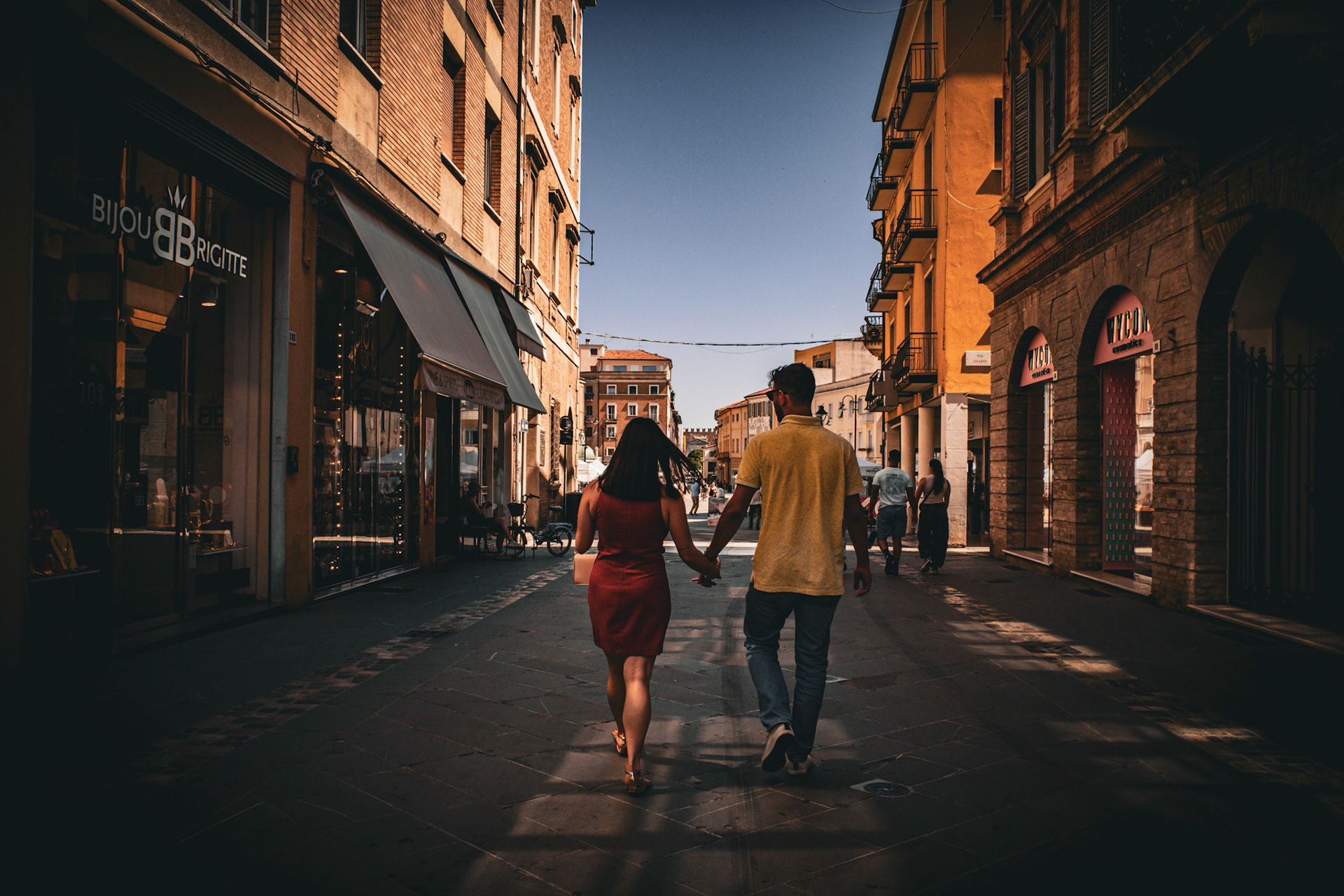 Two shadows, one direction