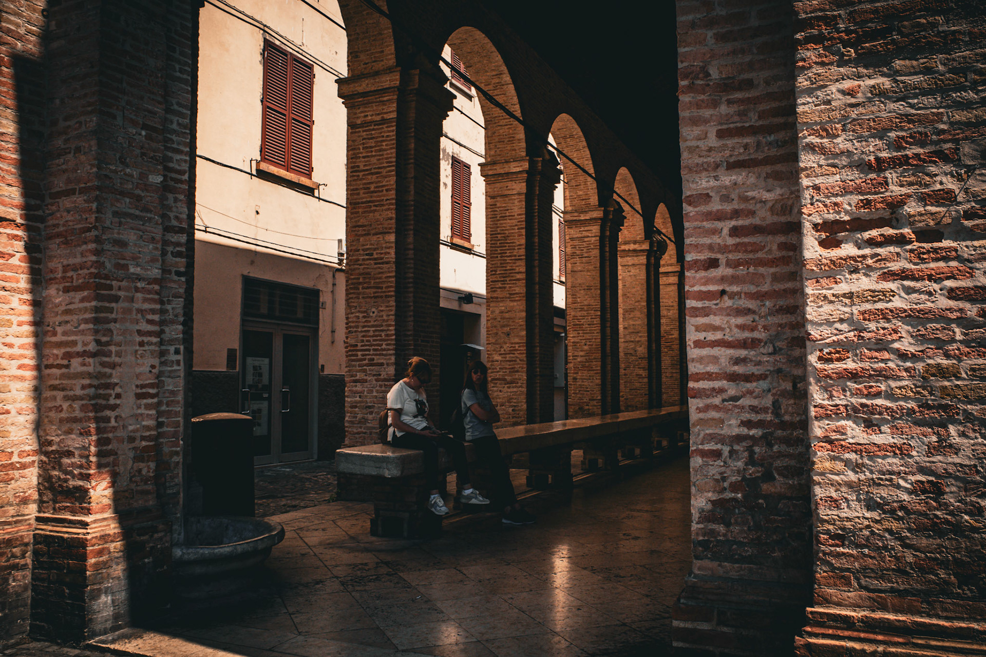 Whispers beneath the arches