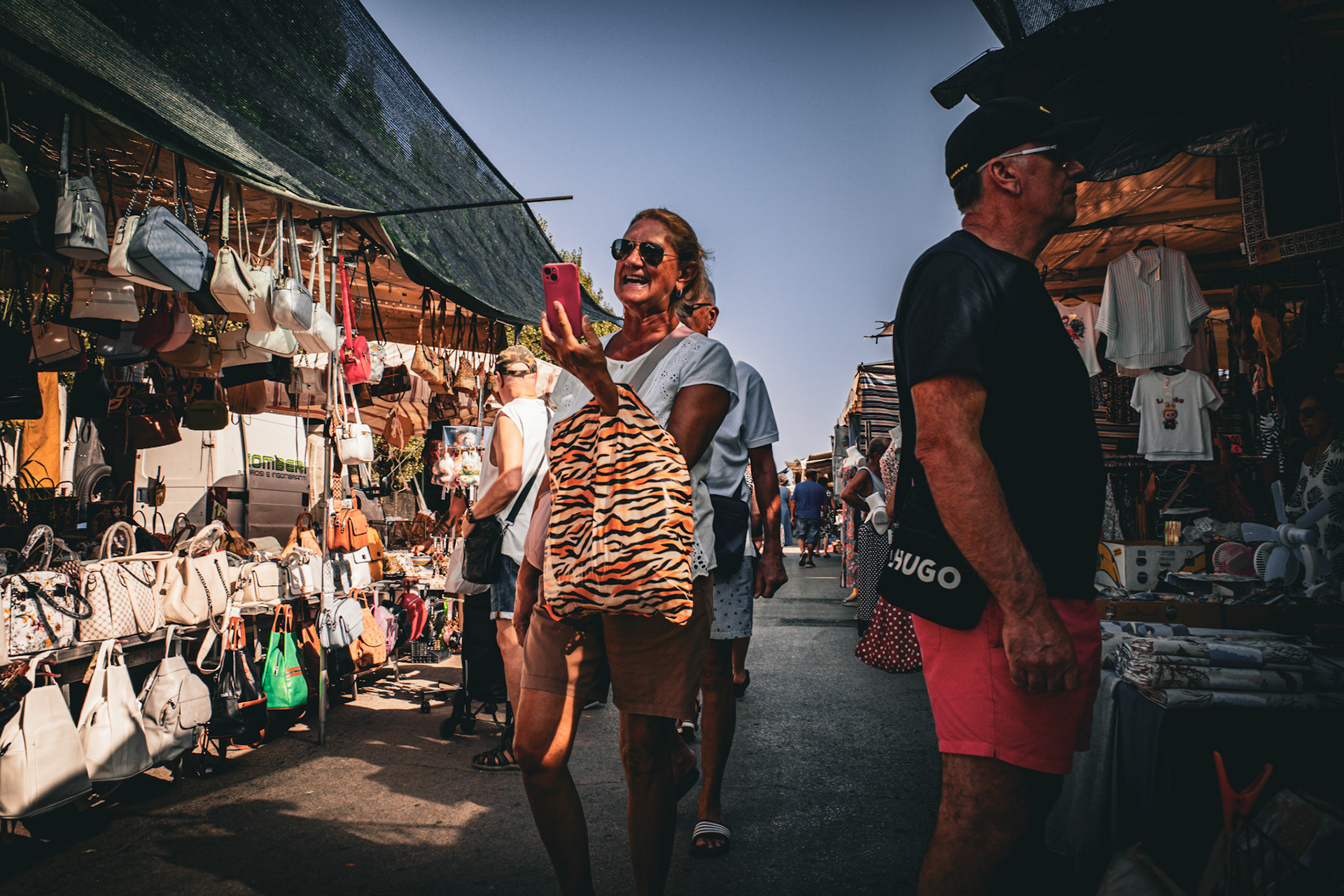 A smile among the stalls