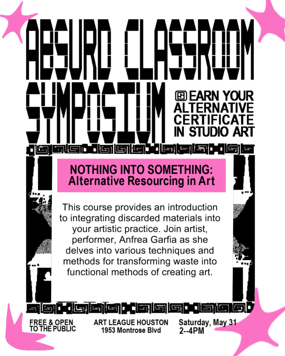 Flier by Amanda Powers and Anfrea Garfia