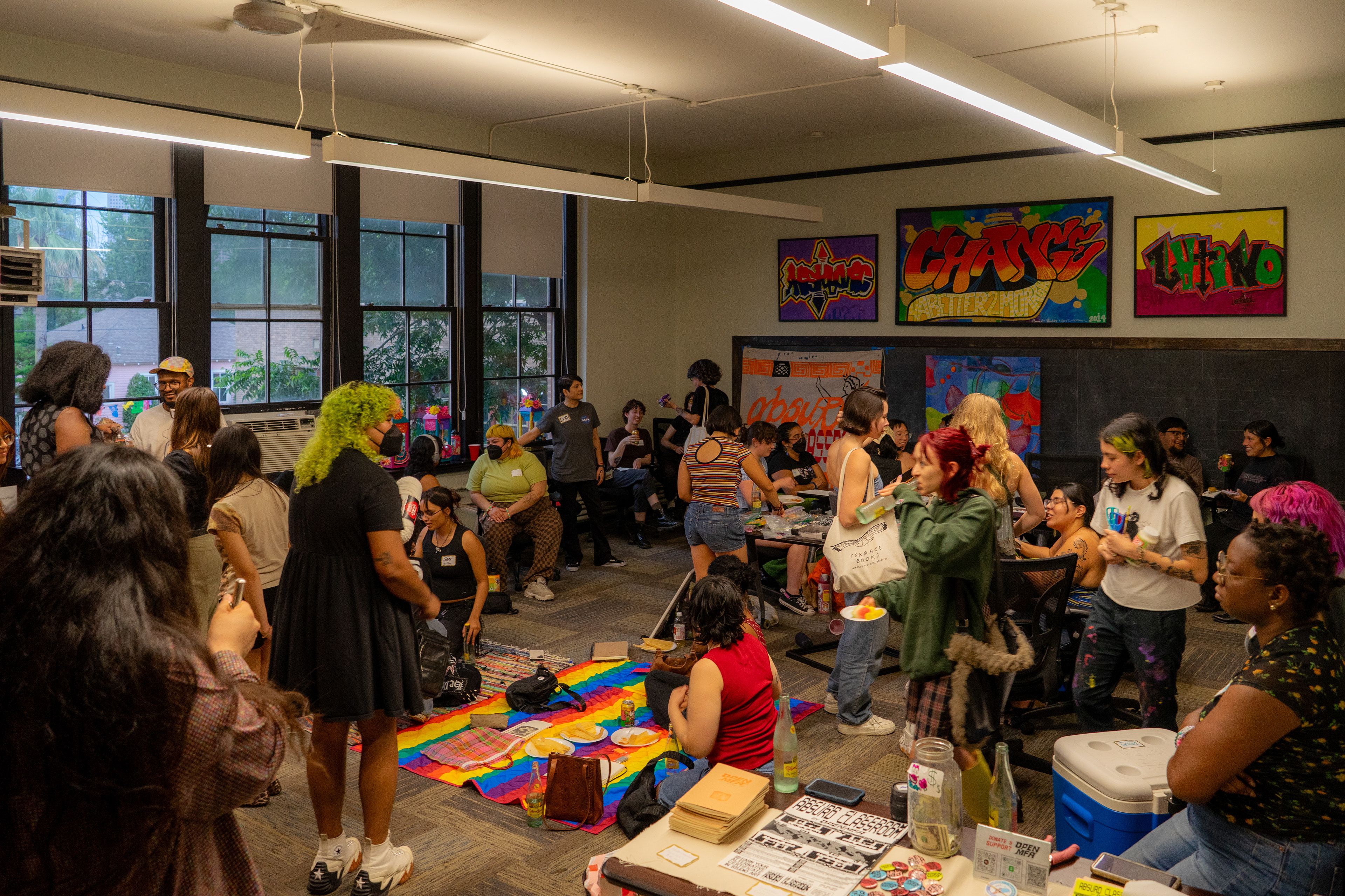 BYOART Supplies: Pot-luck style art swap