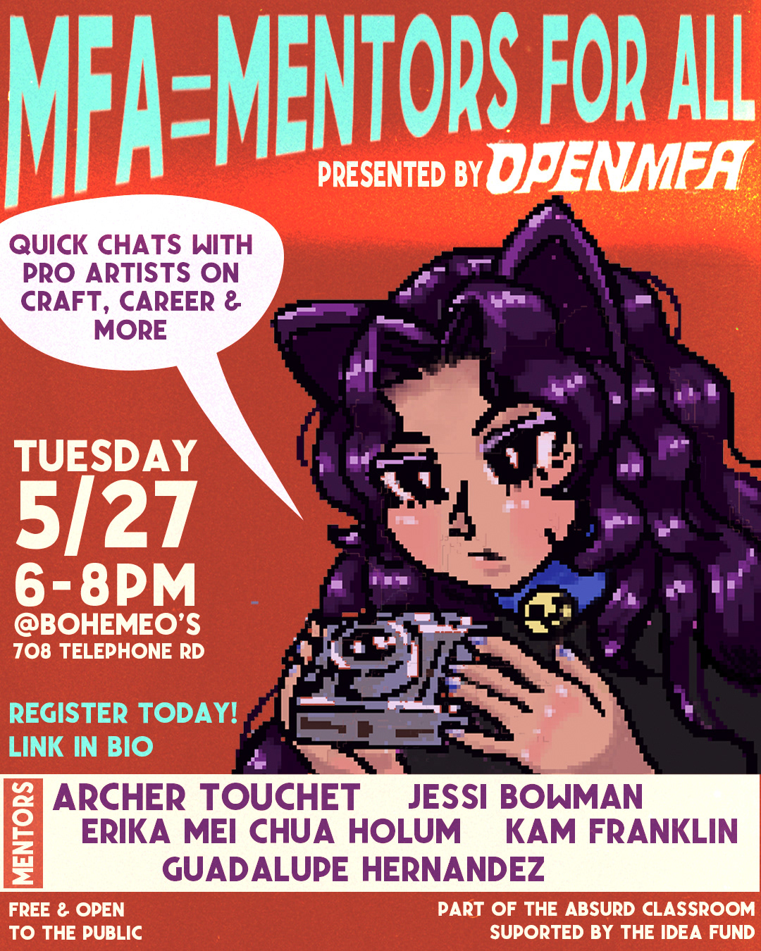 Flier by Sol Diaz-Peña