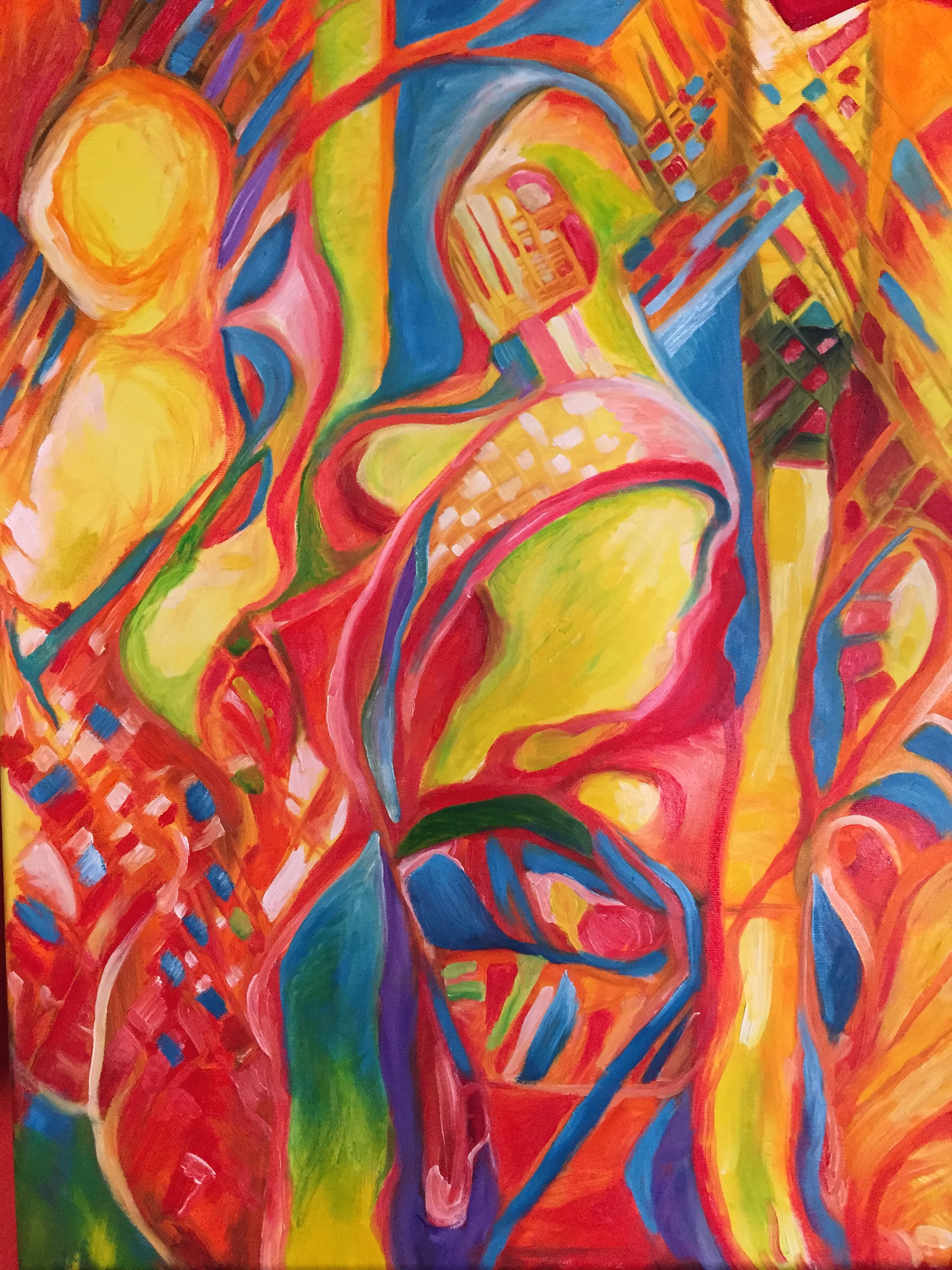 "Are You Lucid?" Oil on canvas 24" x 36"