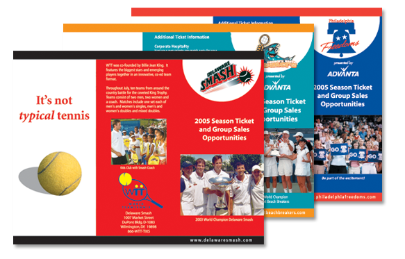 Brochure Design for World Wide Tennis