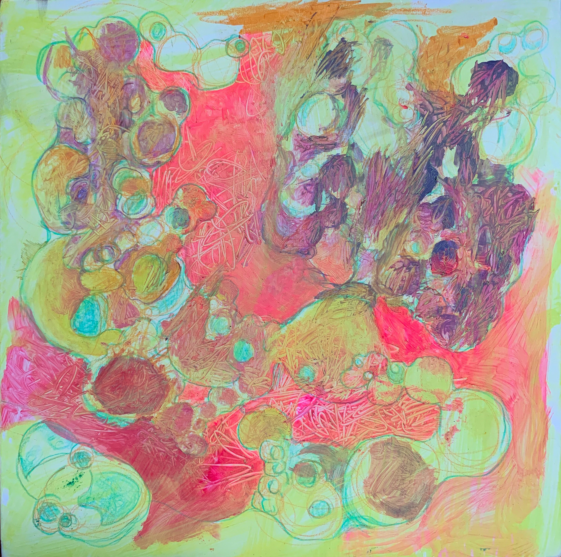 "Movement" Oil on panel 8" x 8"