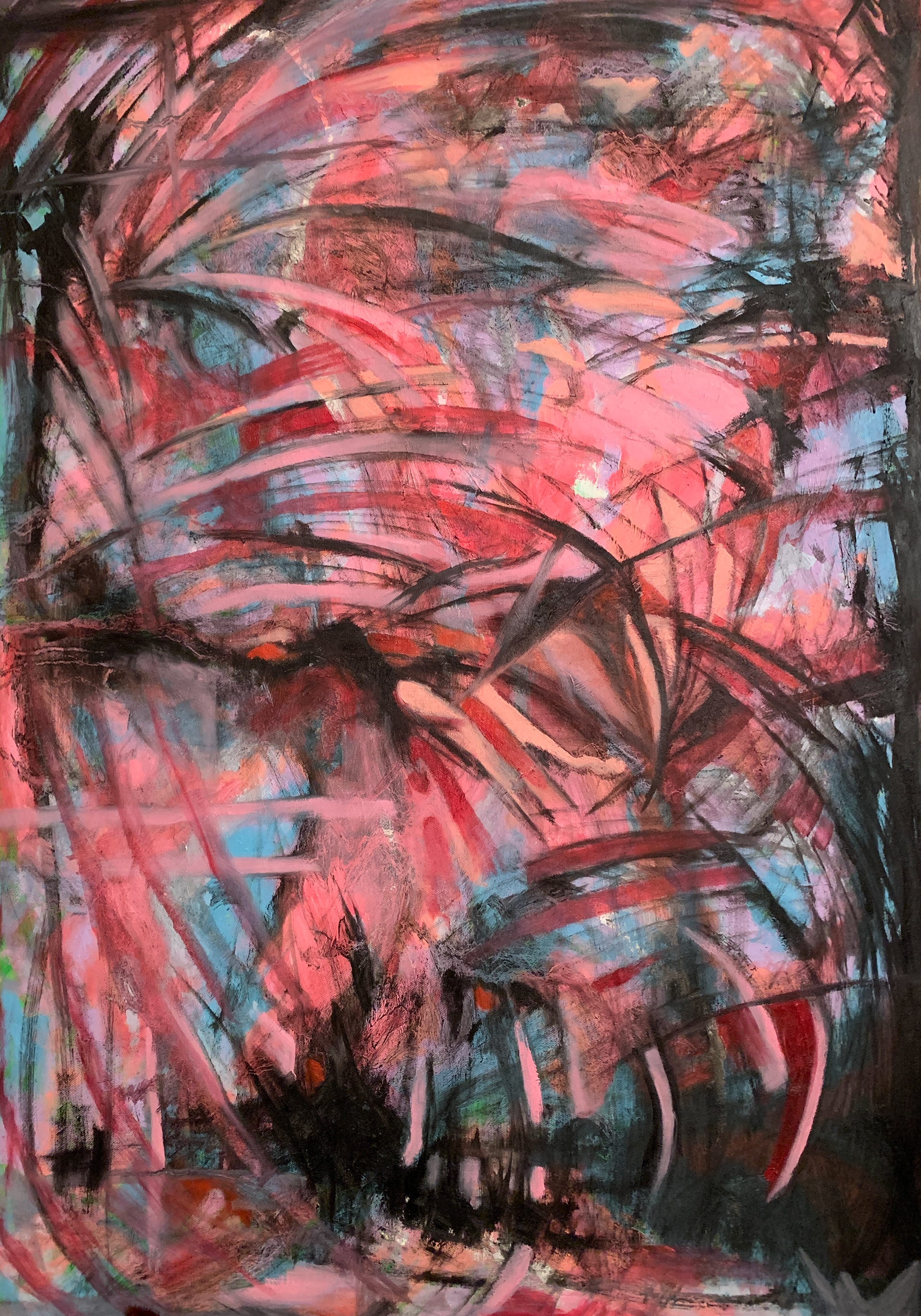 "Let the Light In" Oil on canvas 24" x 36"