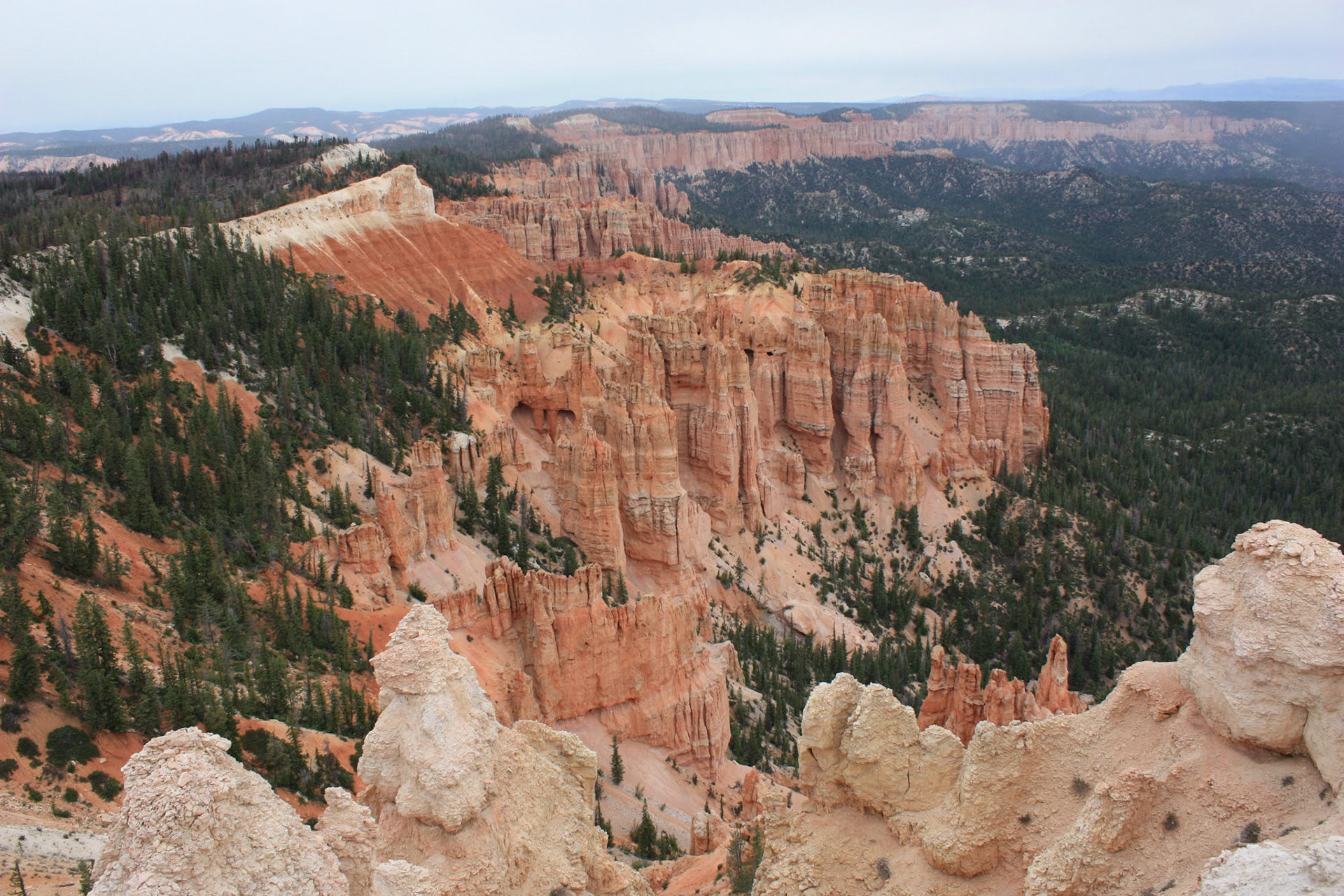 The depth of Bryce Canyon, Utah