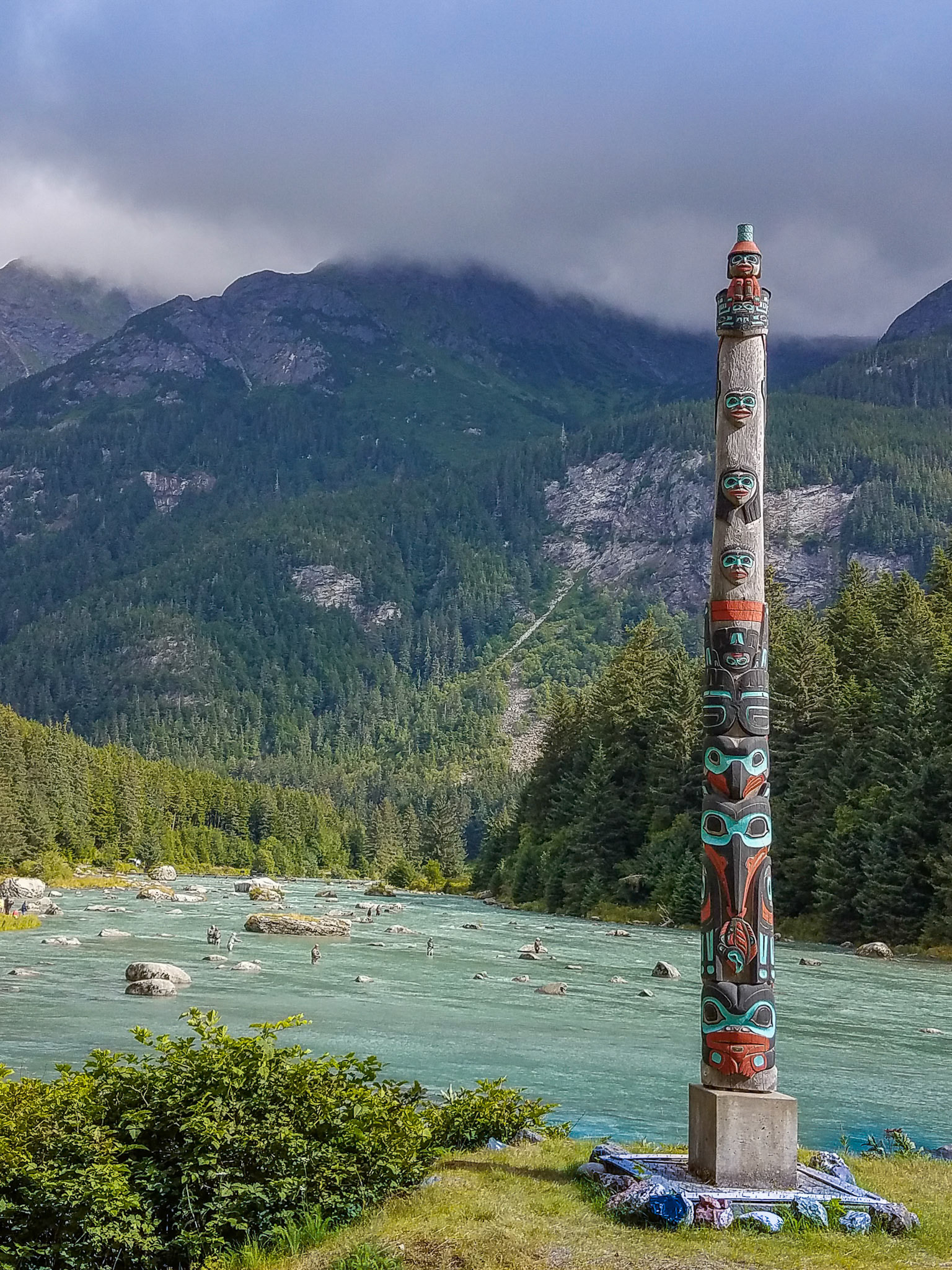 Chilkoot River in Haines Alaska