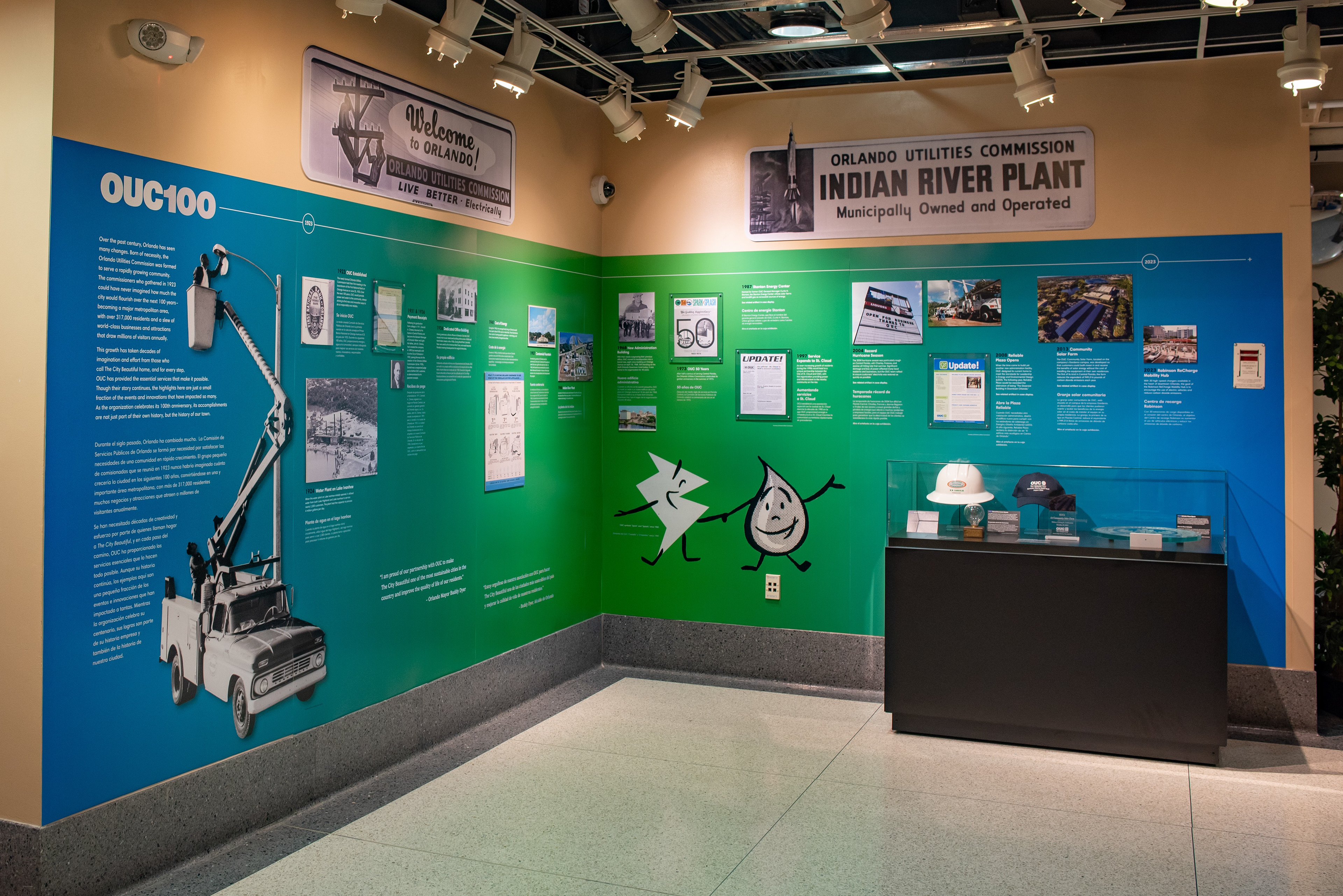 Exhibit at the History Center