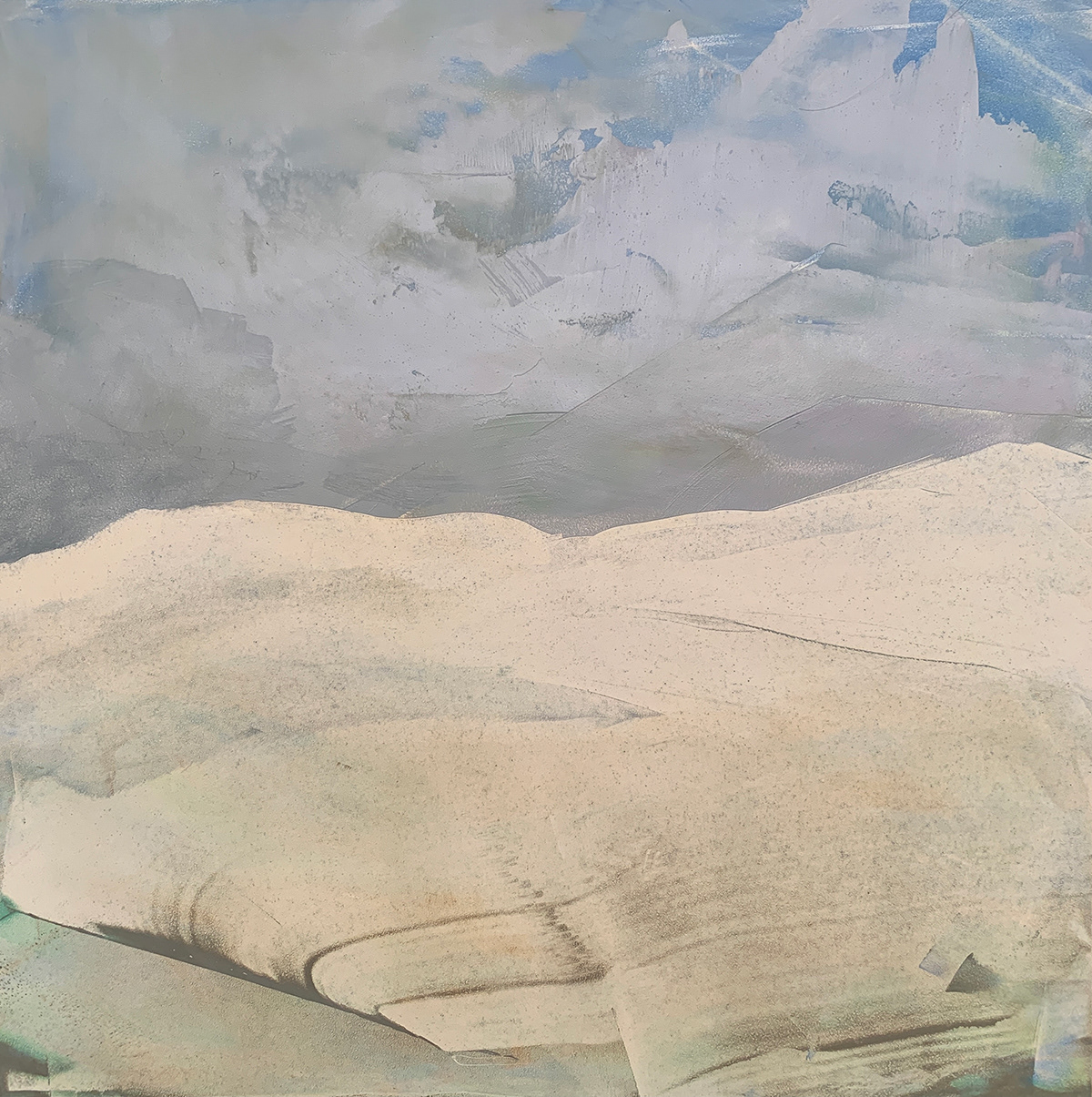 12x12 #136 / Bare Mountain oil
