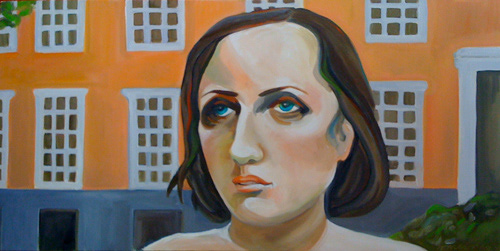 Cinemascope #7 / 18 x 36 oil