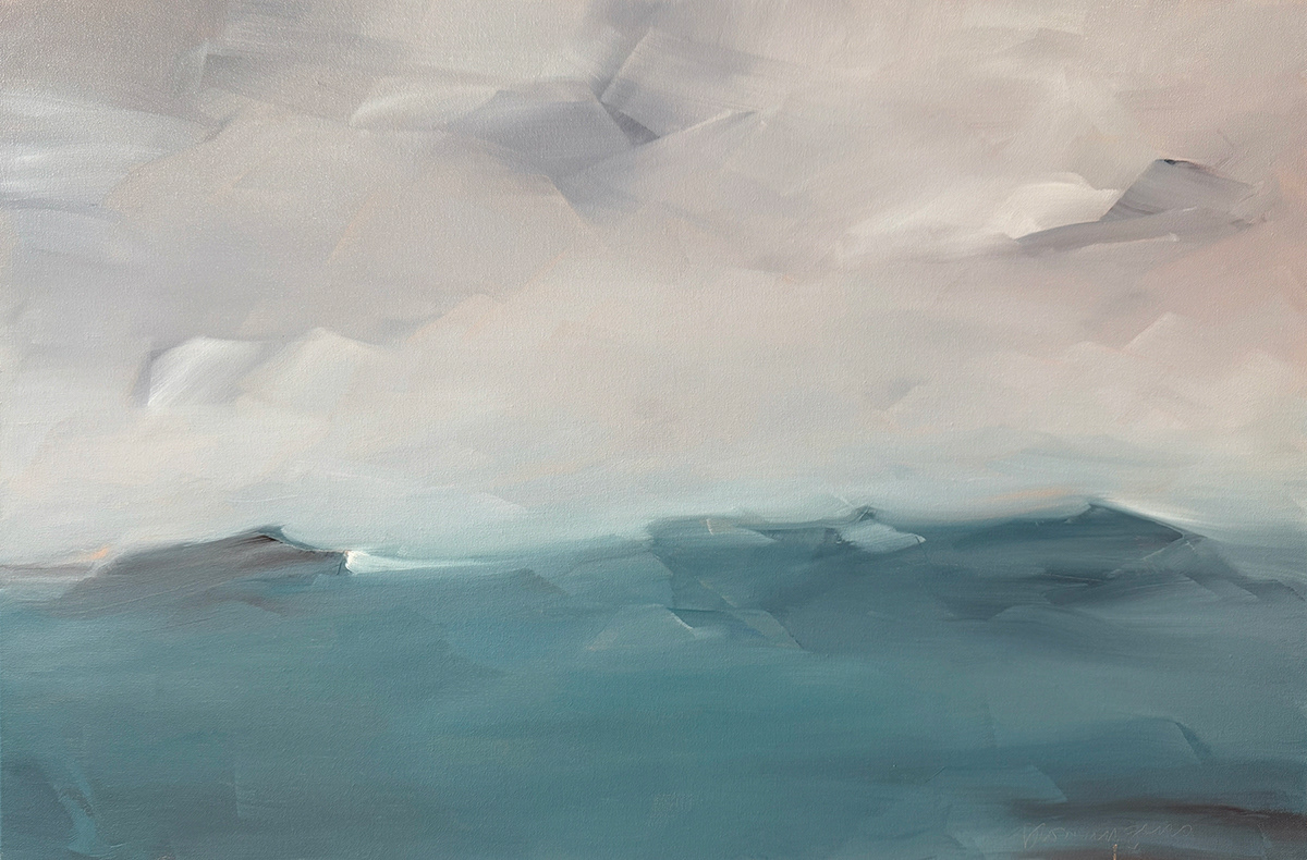 The Wait 24x36 oil