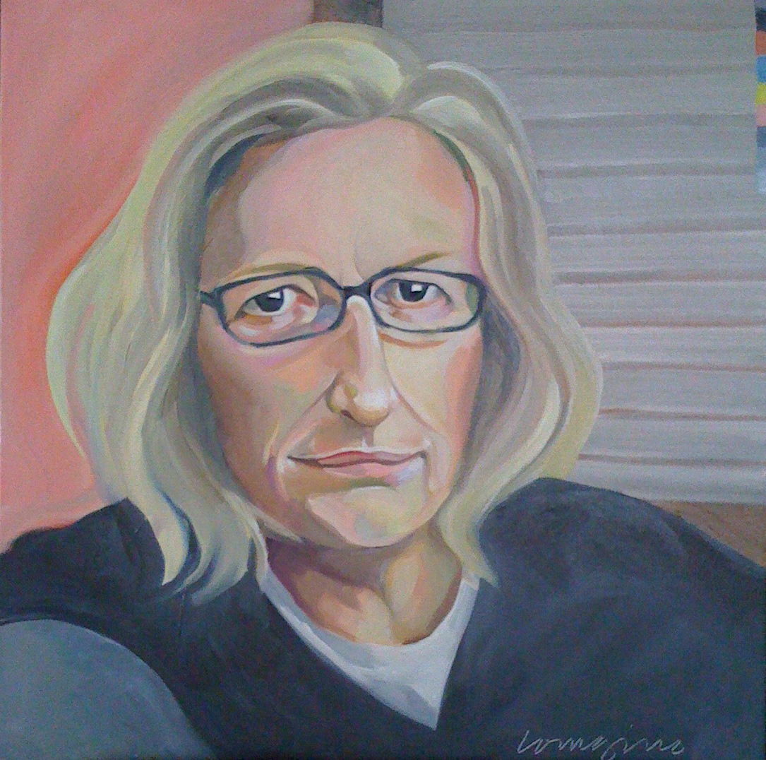 Annie Liebowitz 24x24 oil