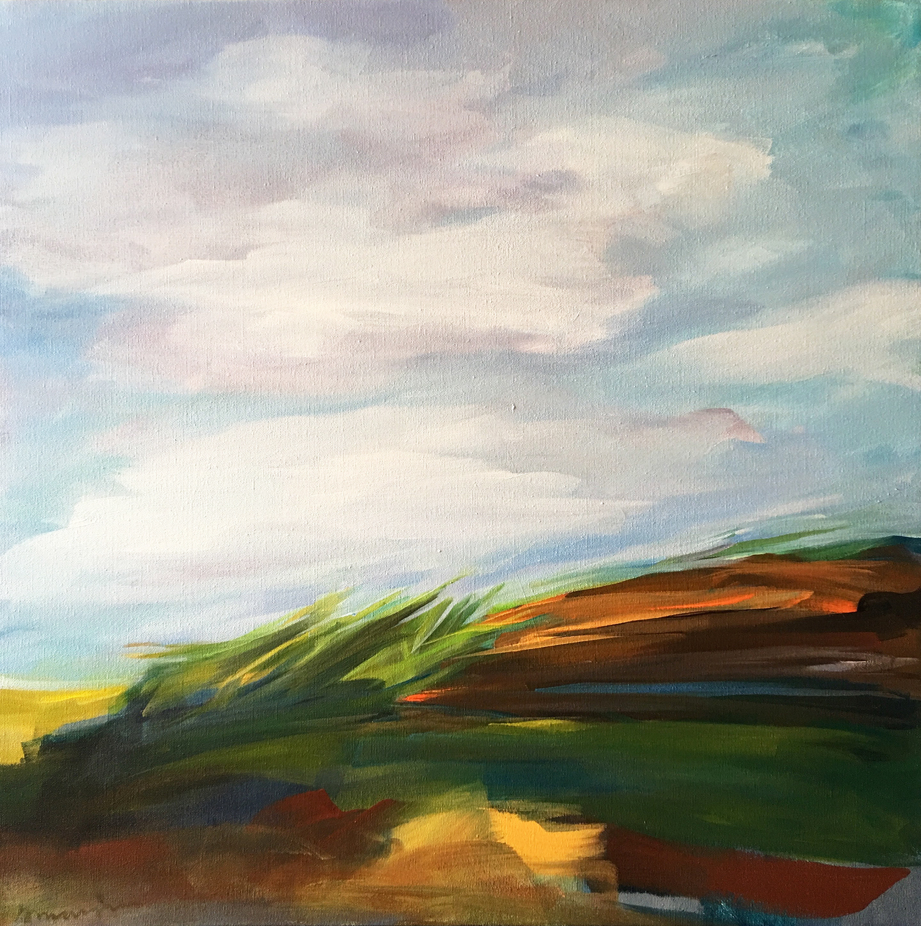 Swept Away 30x30 mixed sold