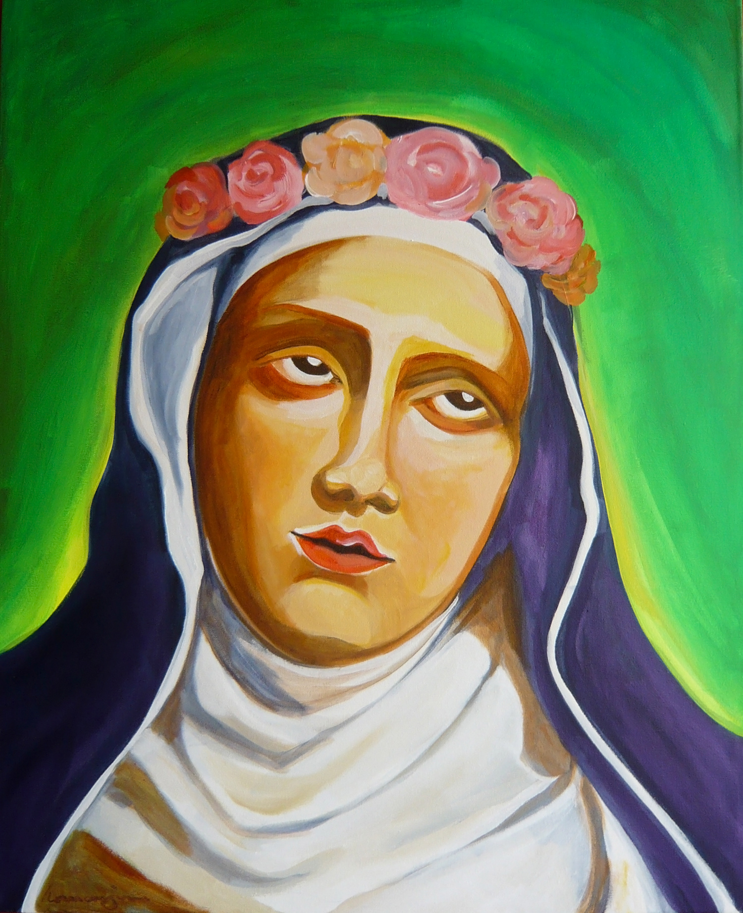 The Saint acrylic