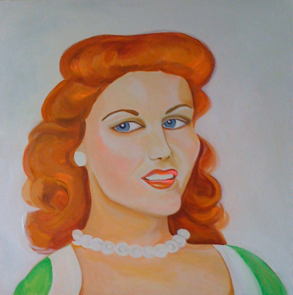 The Redhead 30x30 acrylic