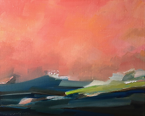 Sunset Surf 16x20 SOLD