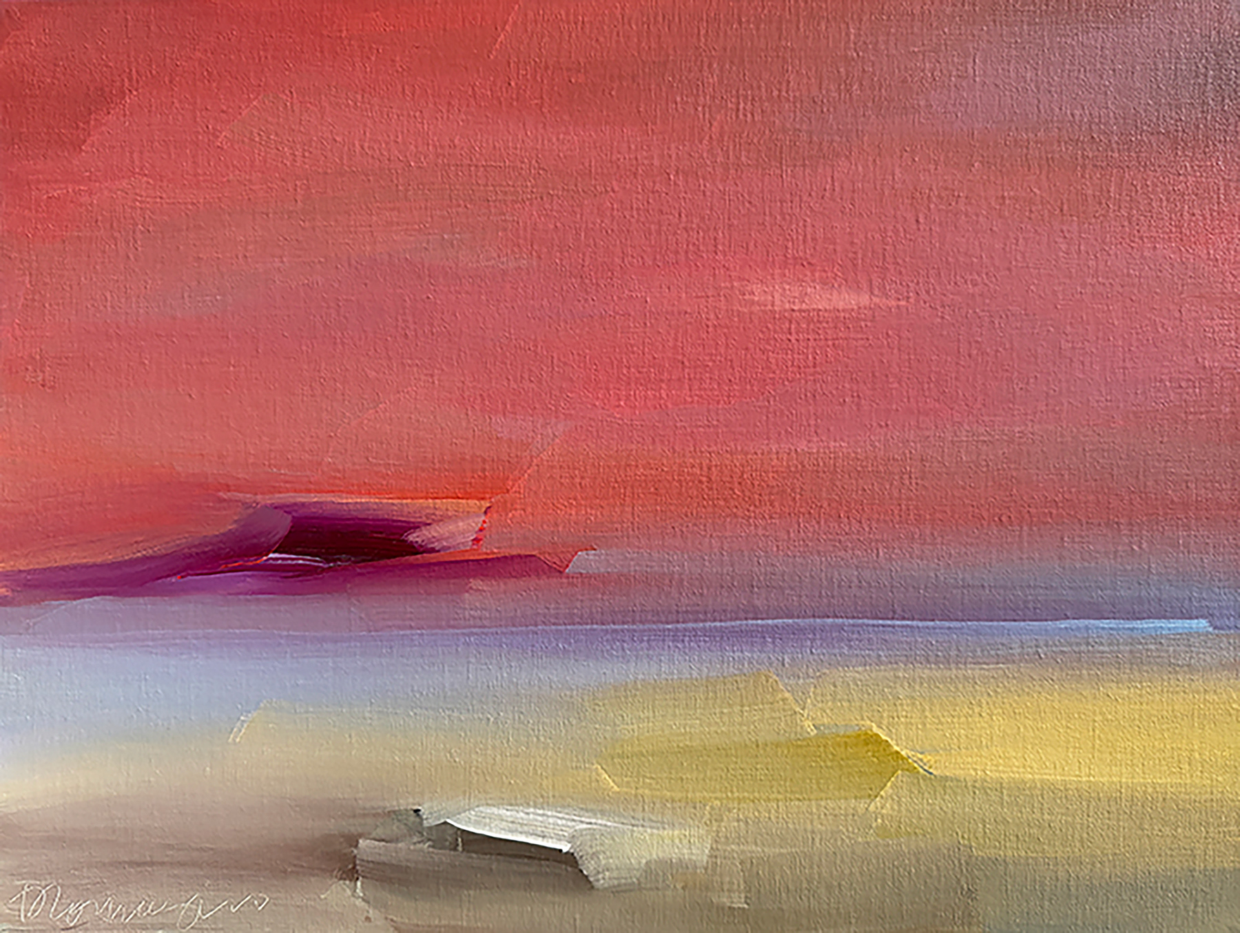 Blue Horizon 12x16 oil on panel