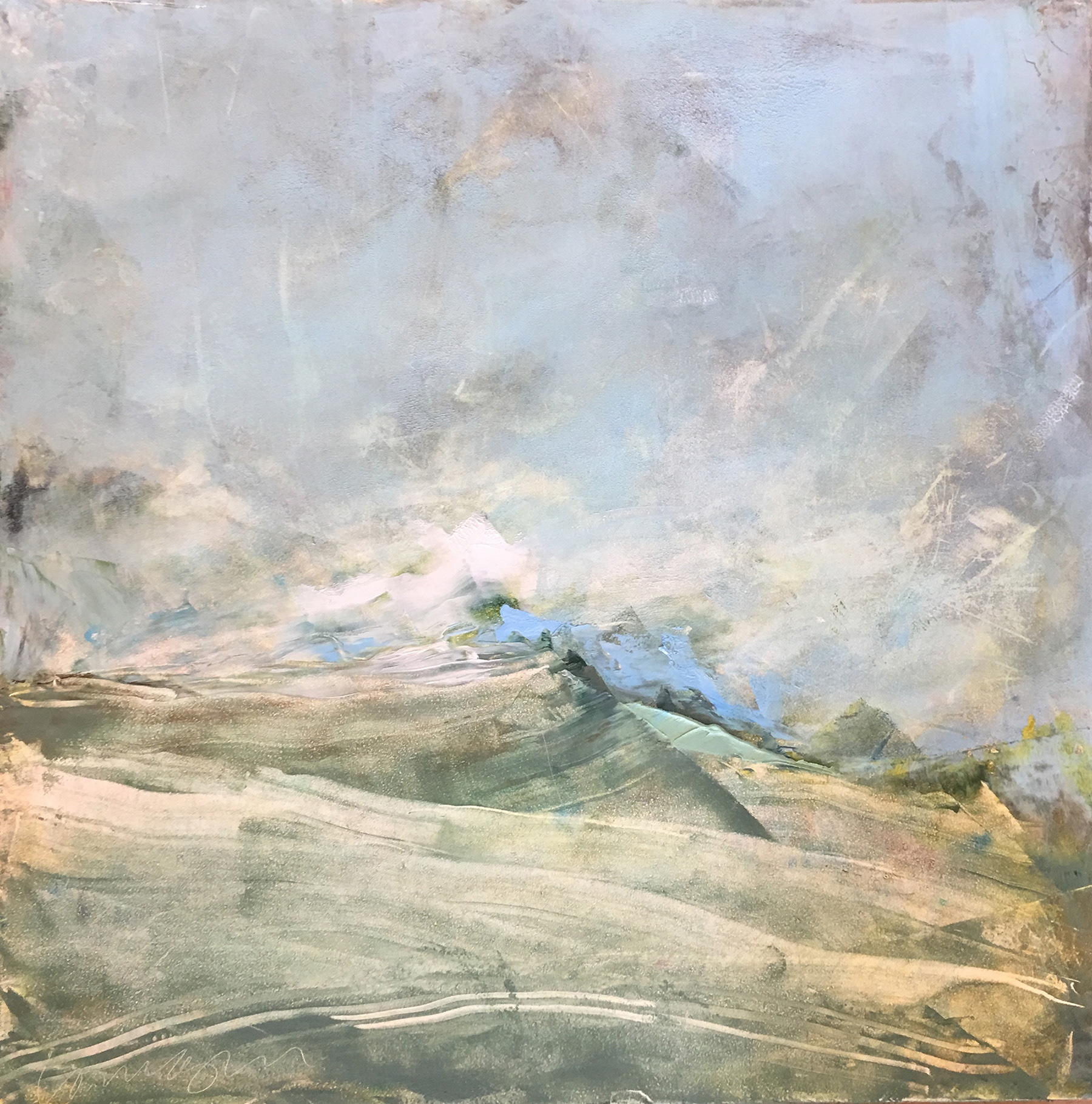 Reverie 12x12 oil & cold wax